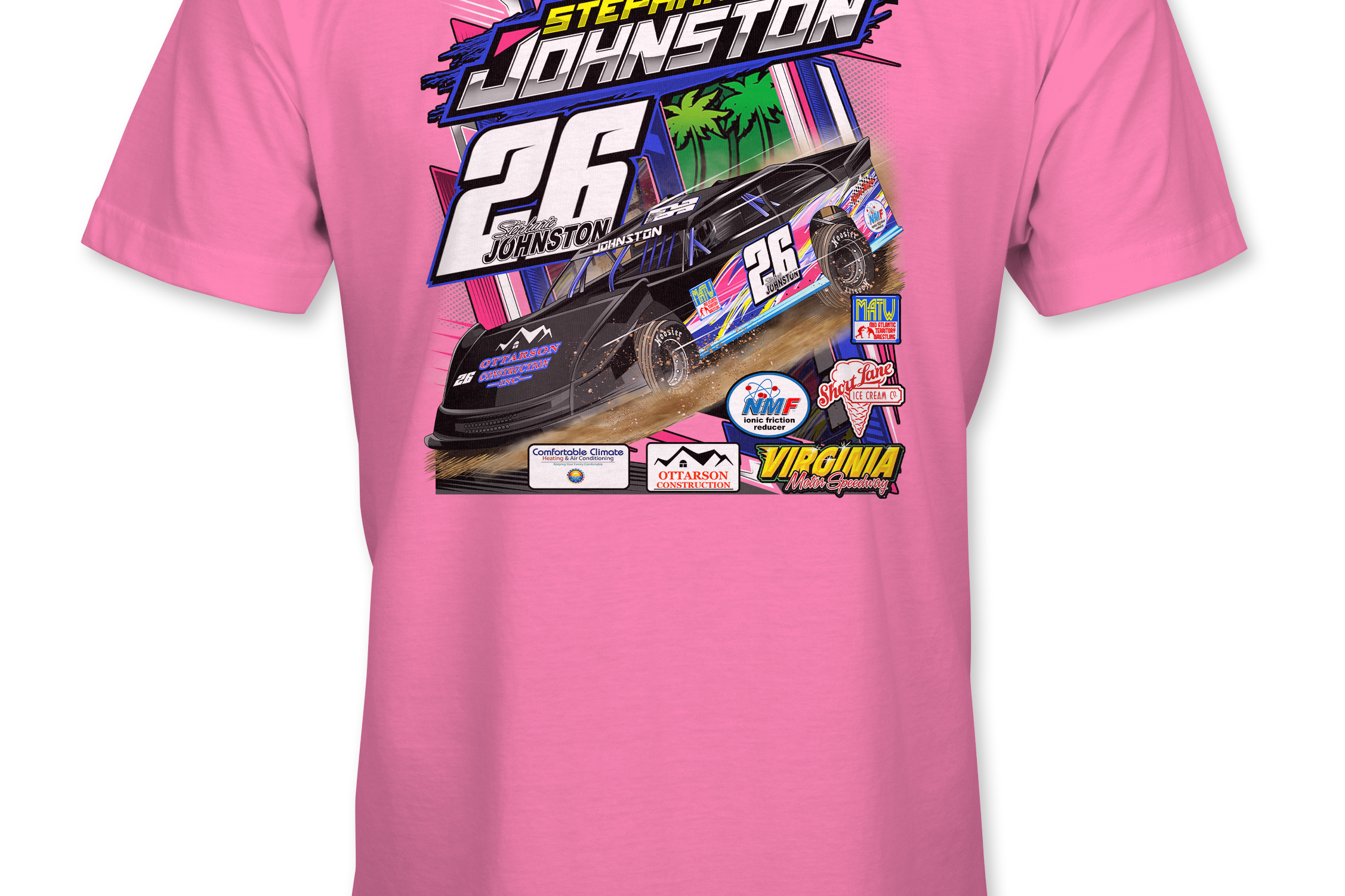 Stephanie Johnston T-Shirts Black Acid Apparel