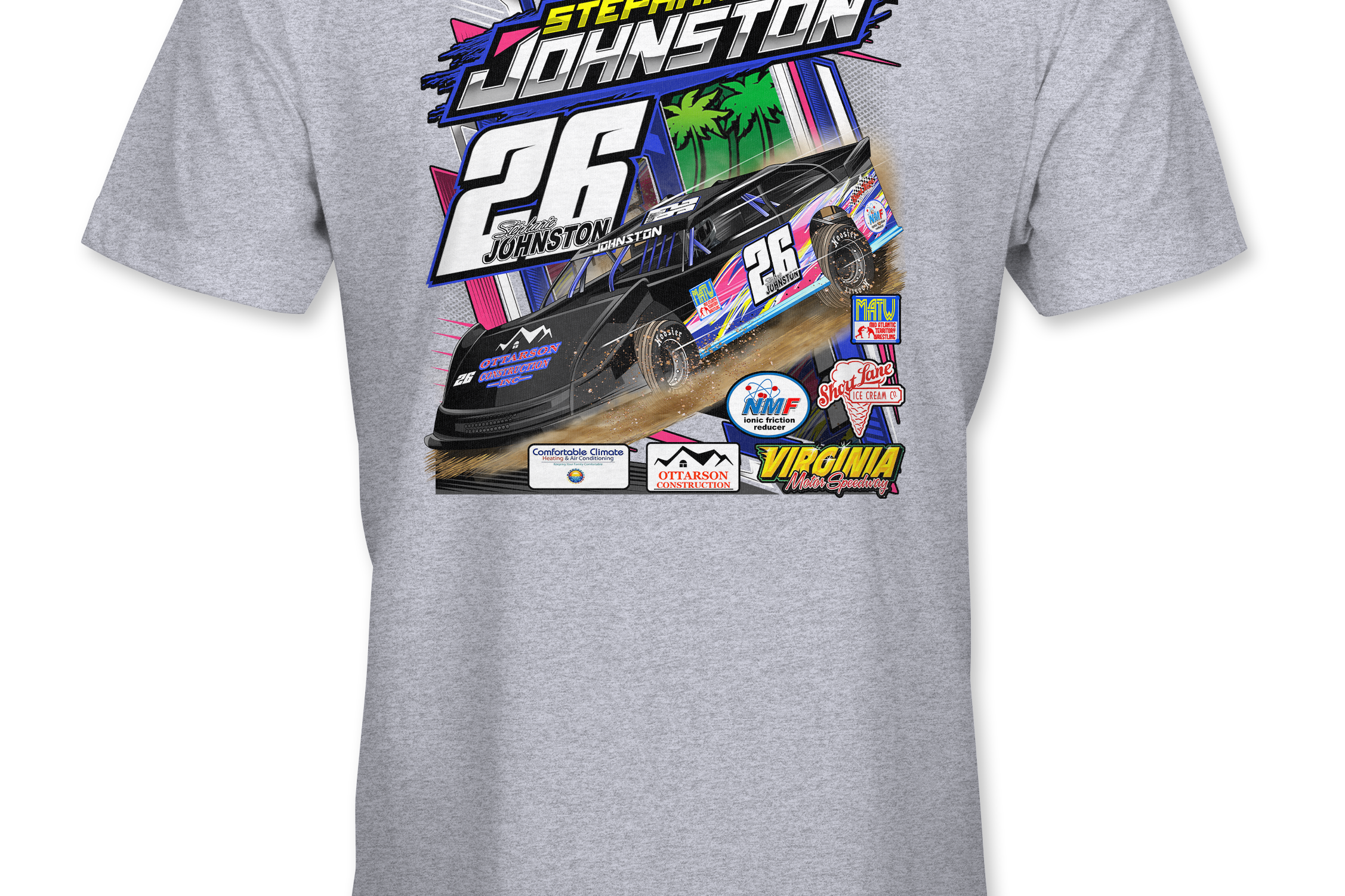 Stephanie Johnston T-Shirts Black Acid Apparel