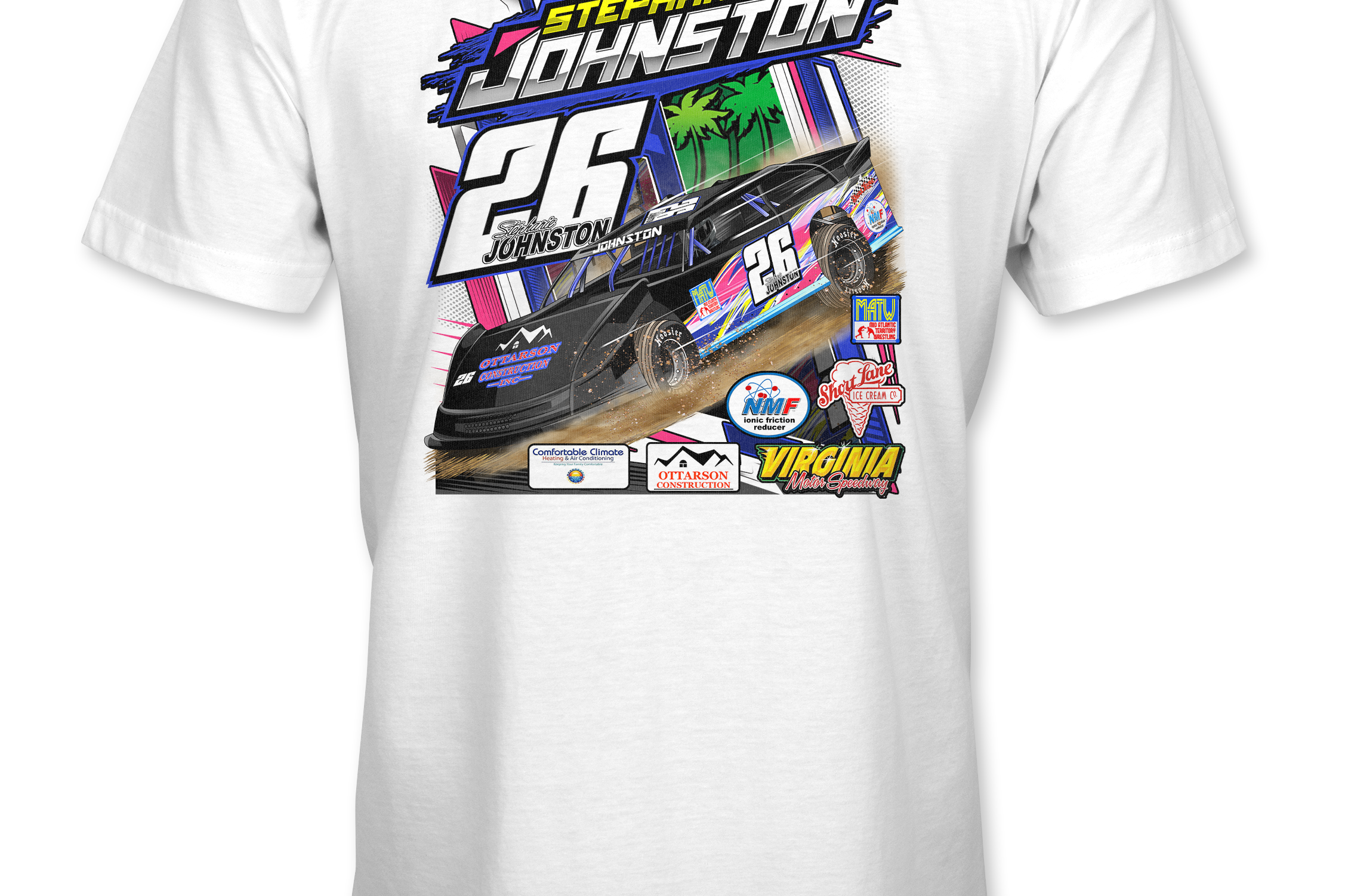 Stephanie Johnston T-Shirts Black Acid Apparel