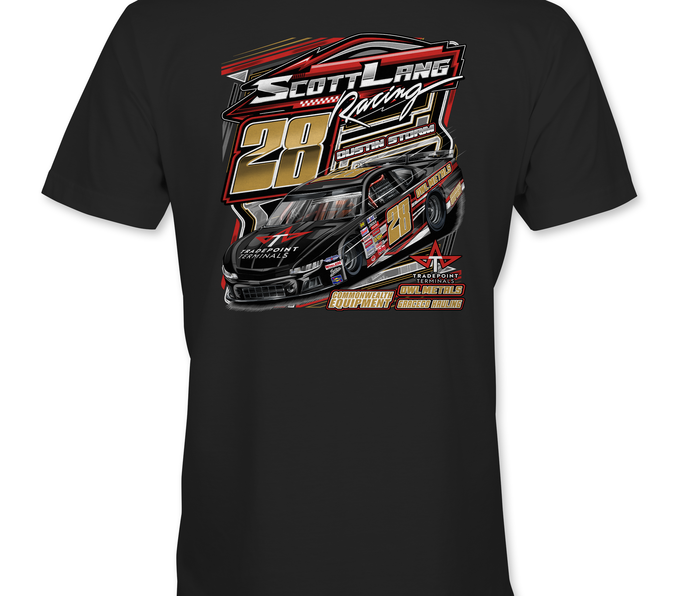 Scott Lang T-Shirts Black Acid Apparel