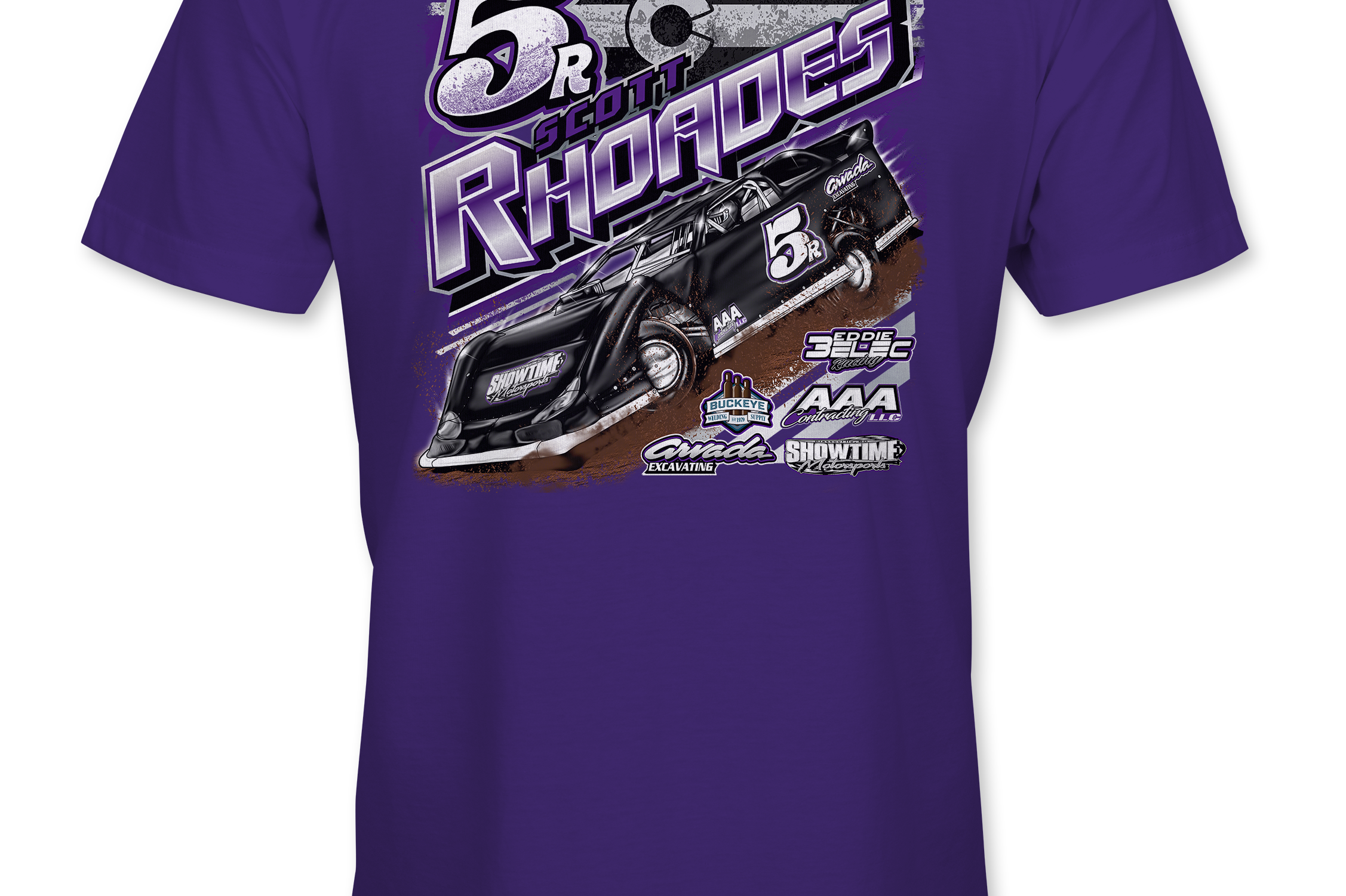 Scott Rhoades T-Shirts Black Acid Apparel