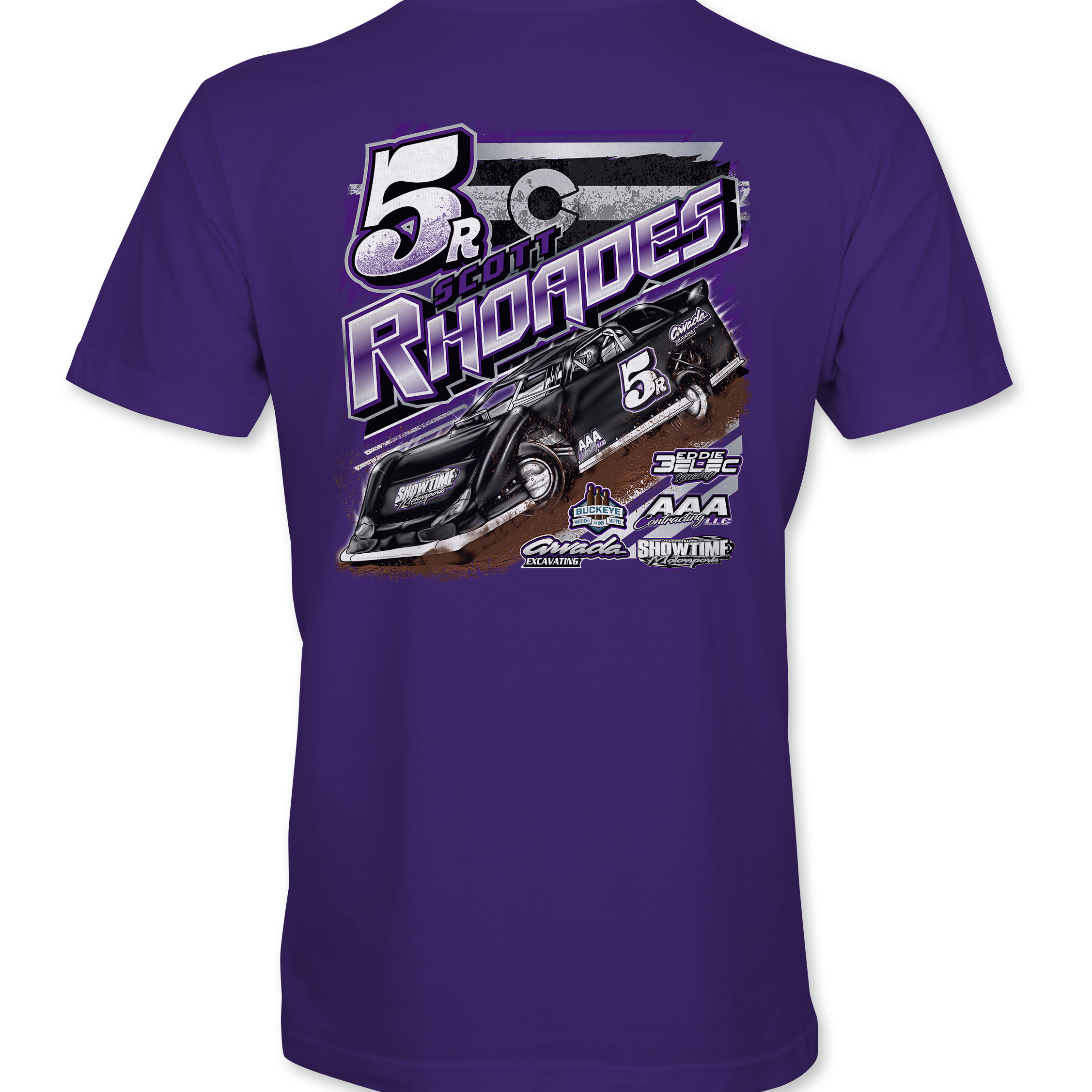 Scott Rhoades T-Shirts Black Acid Apparel