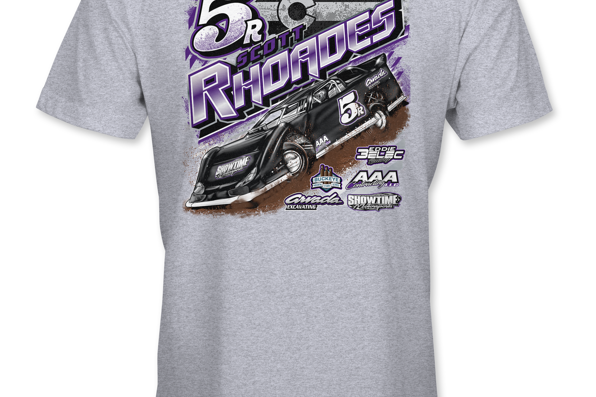 Scott Rhoades T-Shirts Black Acid Apparel