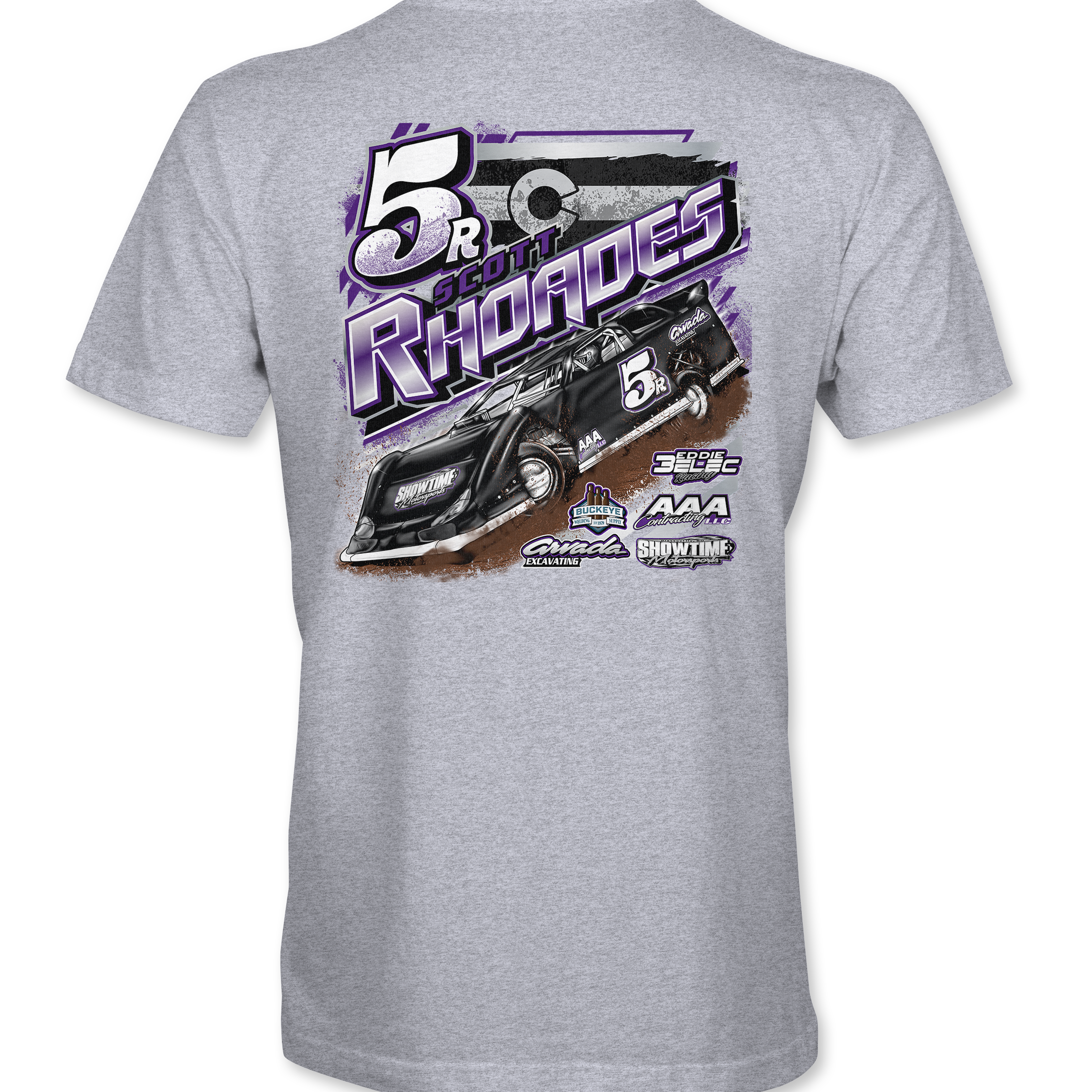 Scott Rhoades T-Shirts Black Acid Apparel