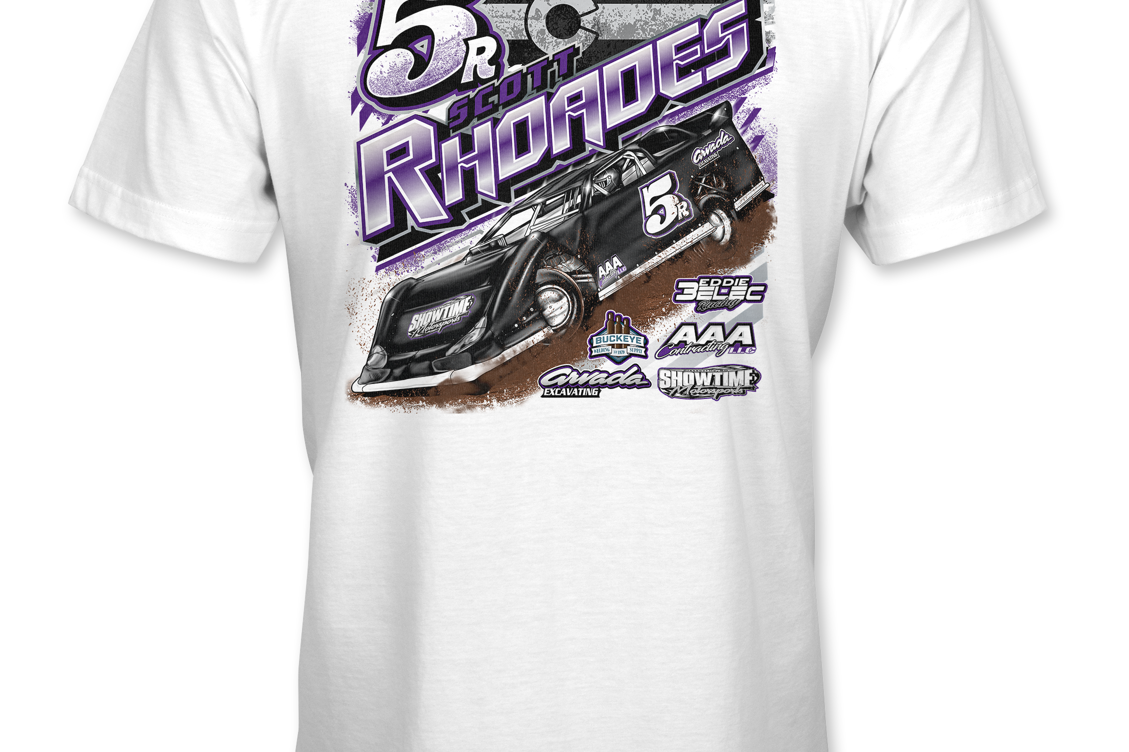 Scott Rhoades T-Shirts Black Acid Apparel