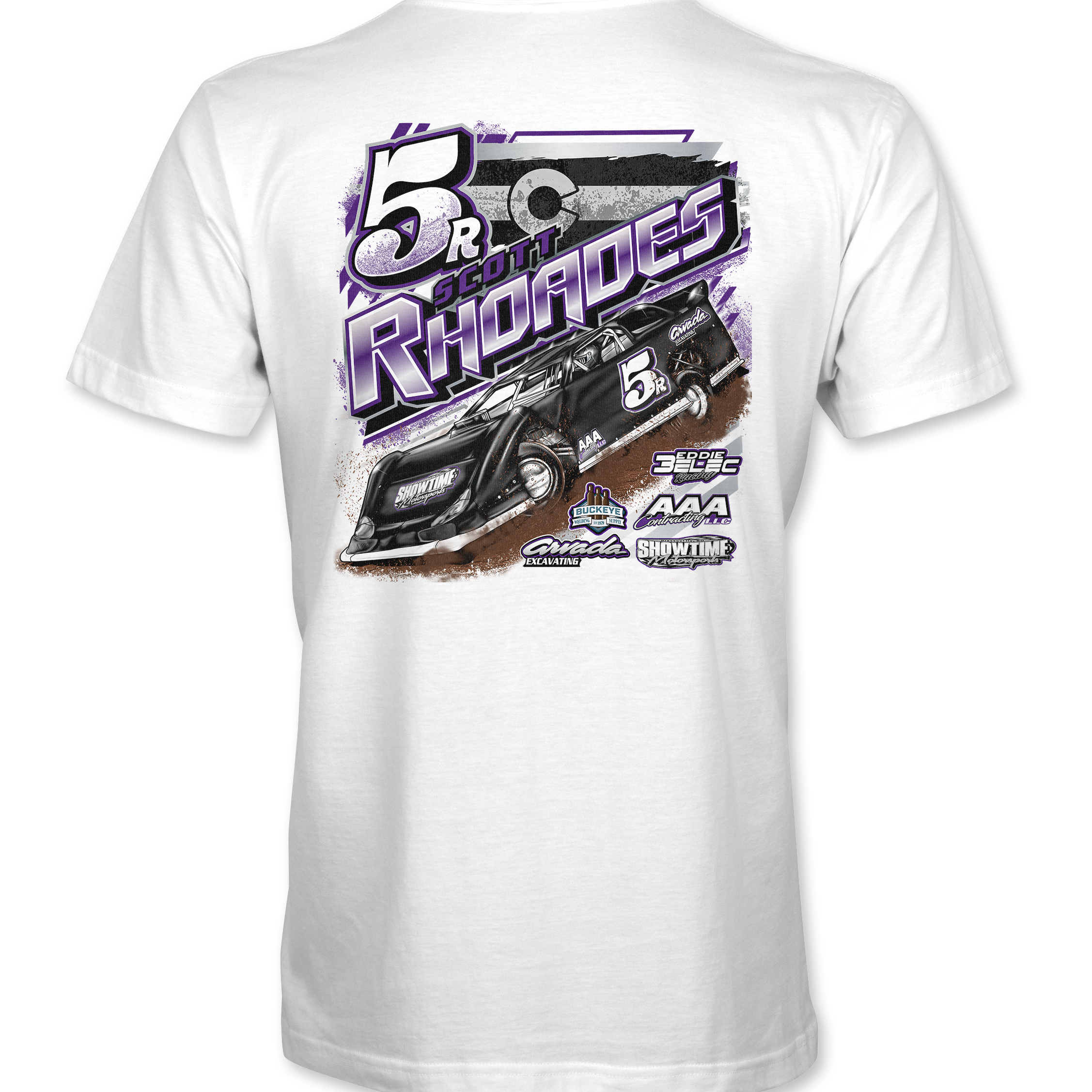 Scott Rhoades T-Shirts Black Acid Apparel