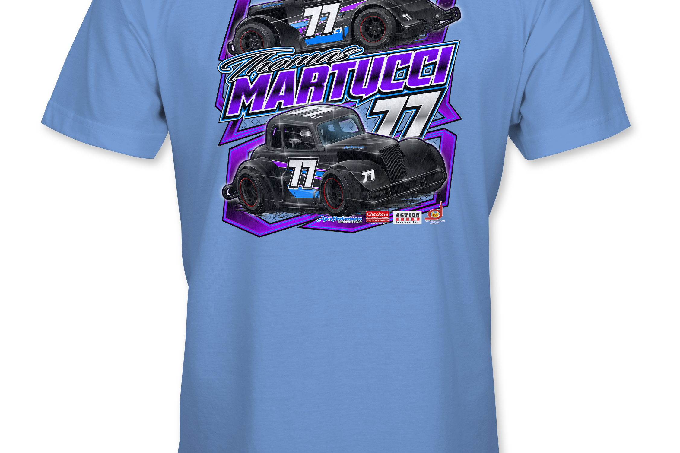 Thomas Martucci Jr. T-Shirts Black Acid Apparel
