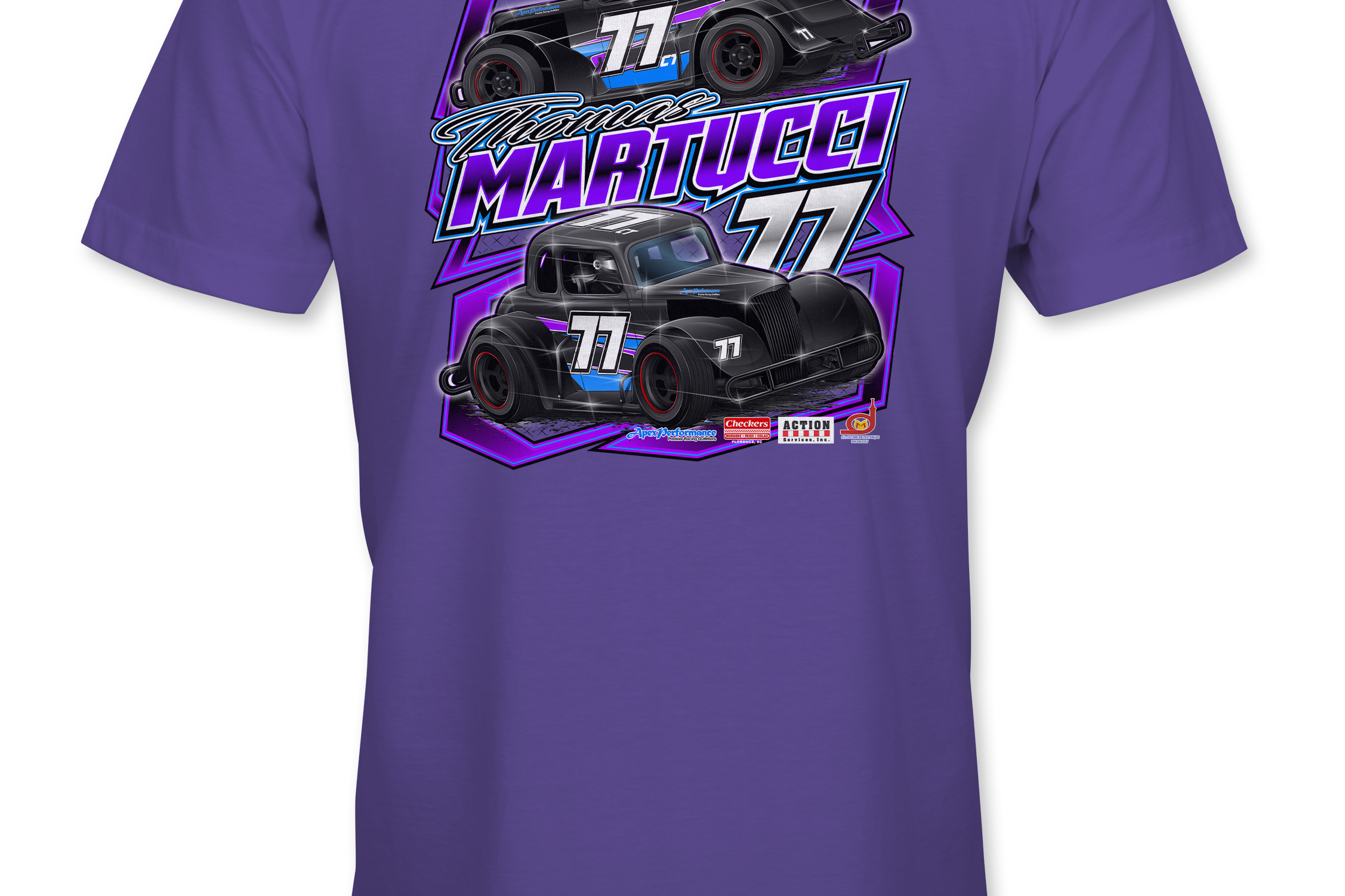 Thomas Martucci Jr. T-Shirts Black Acid Apparel