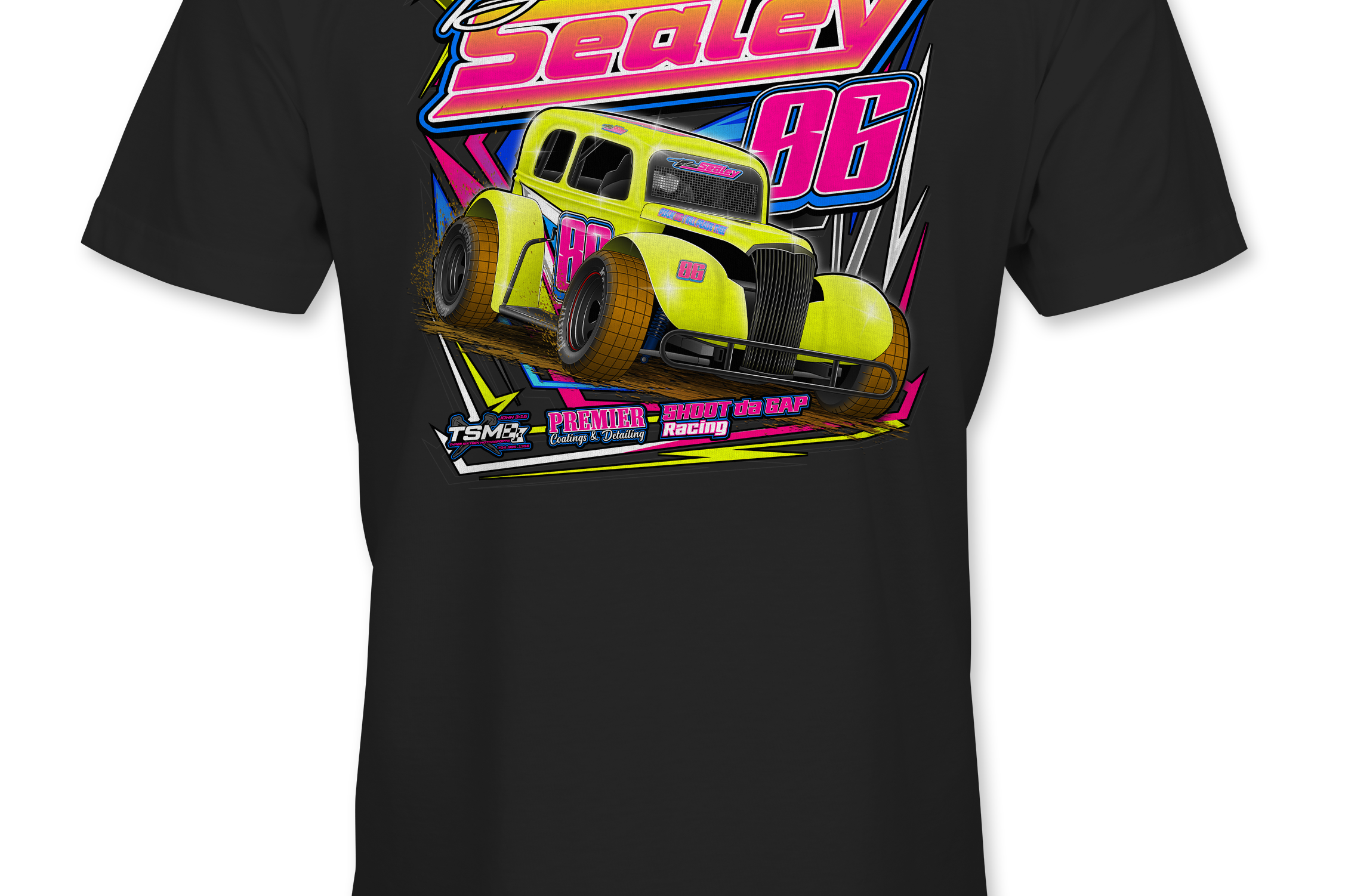 Tyler Sealey T-Shirts Black Acid Apparel