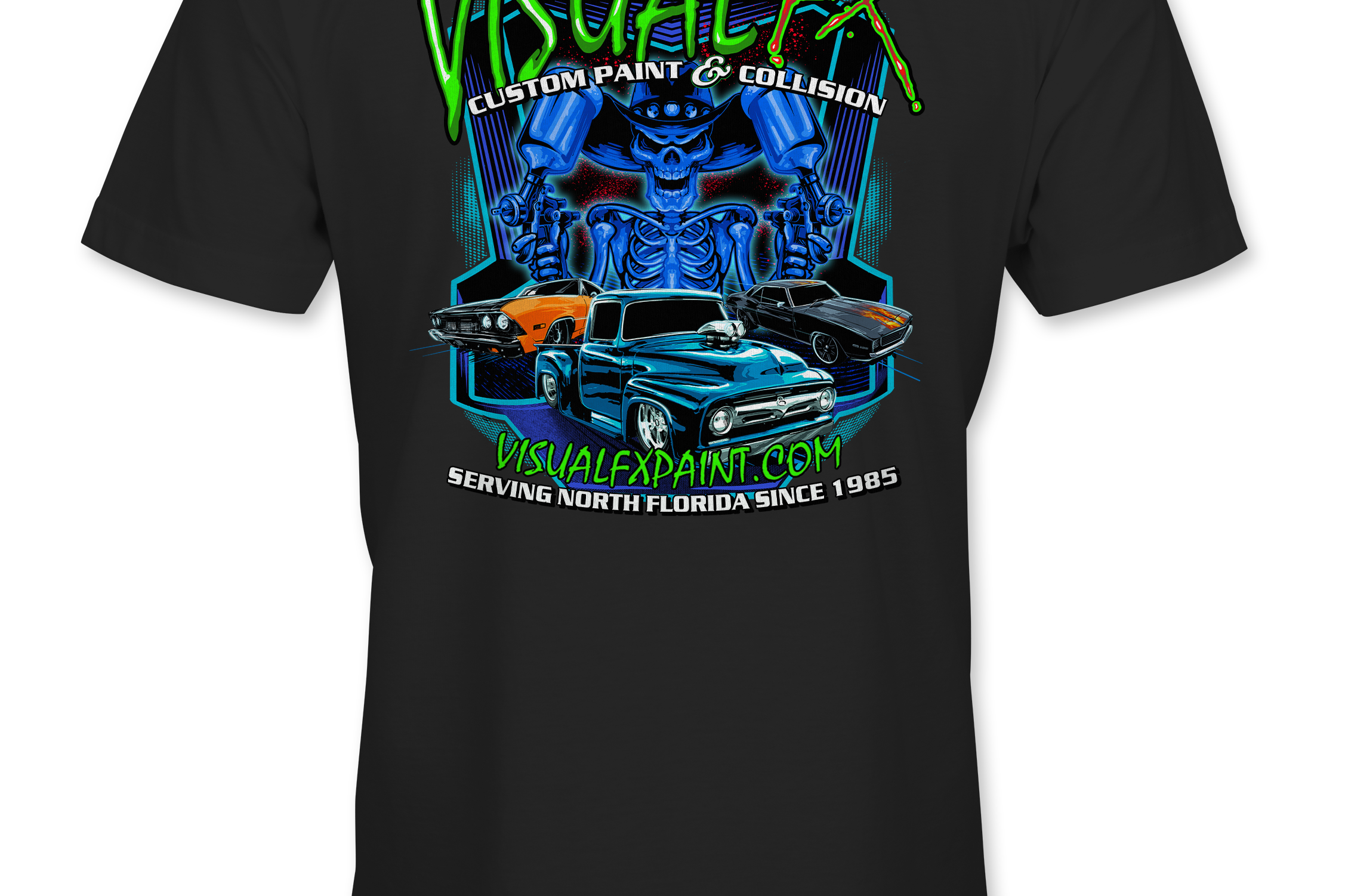 Visual FX T-Shirts Black Acid Apparel