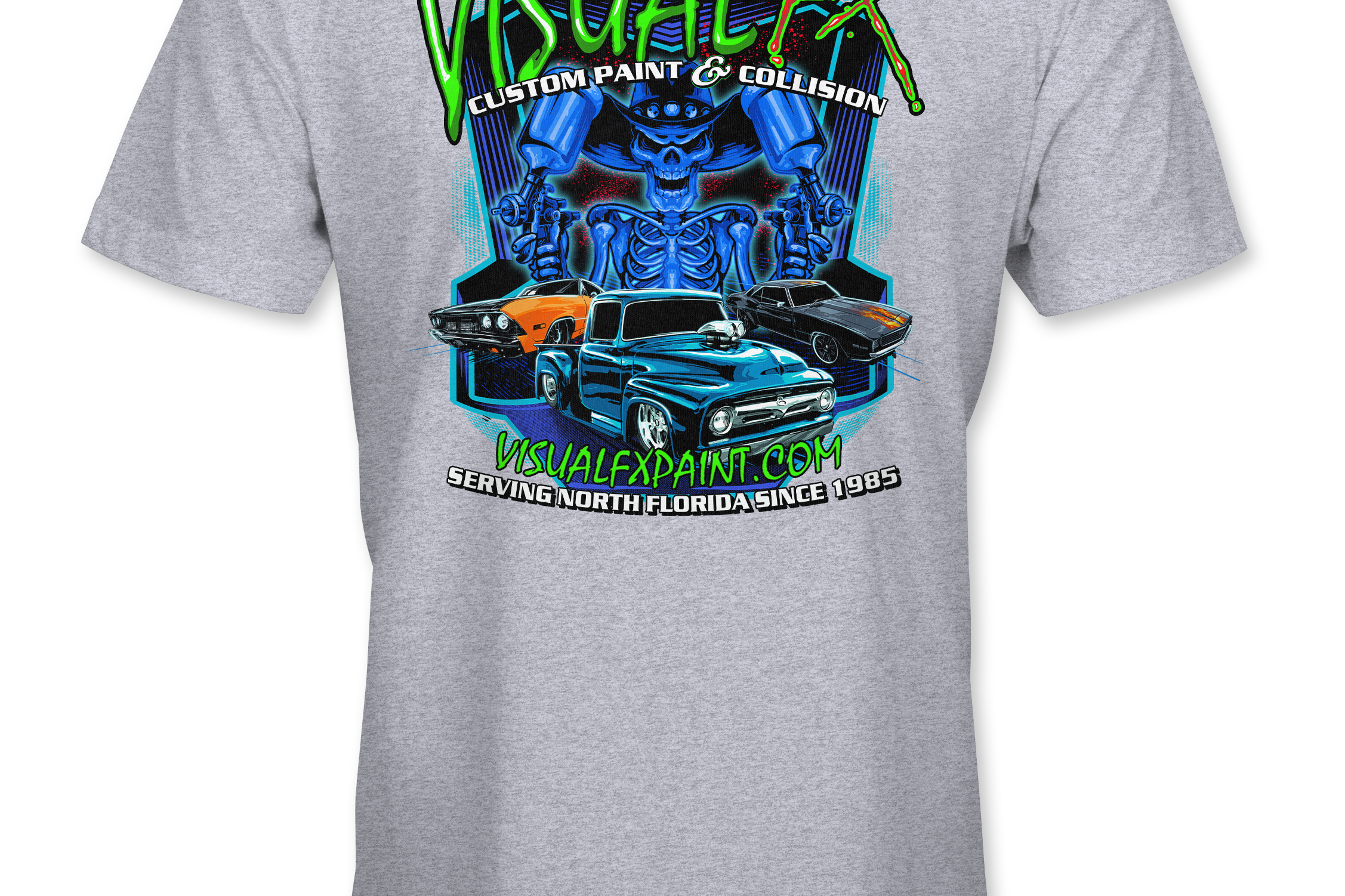 Visual FX T-Shirts Black Acid Apparel