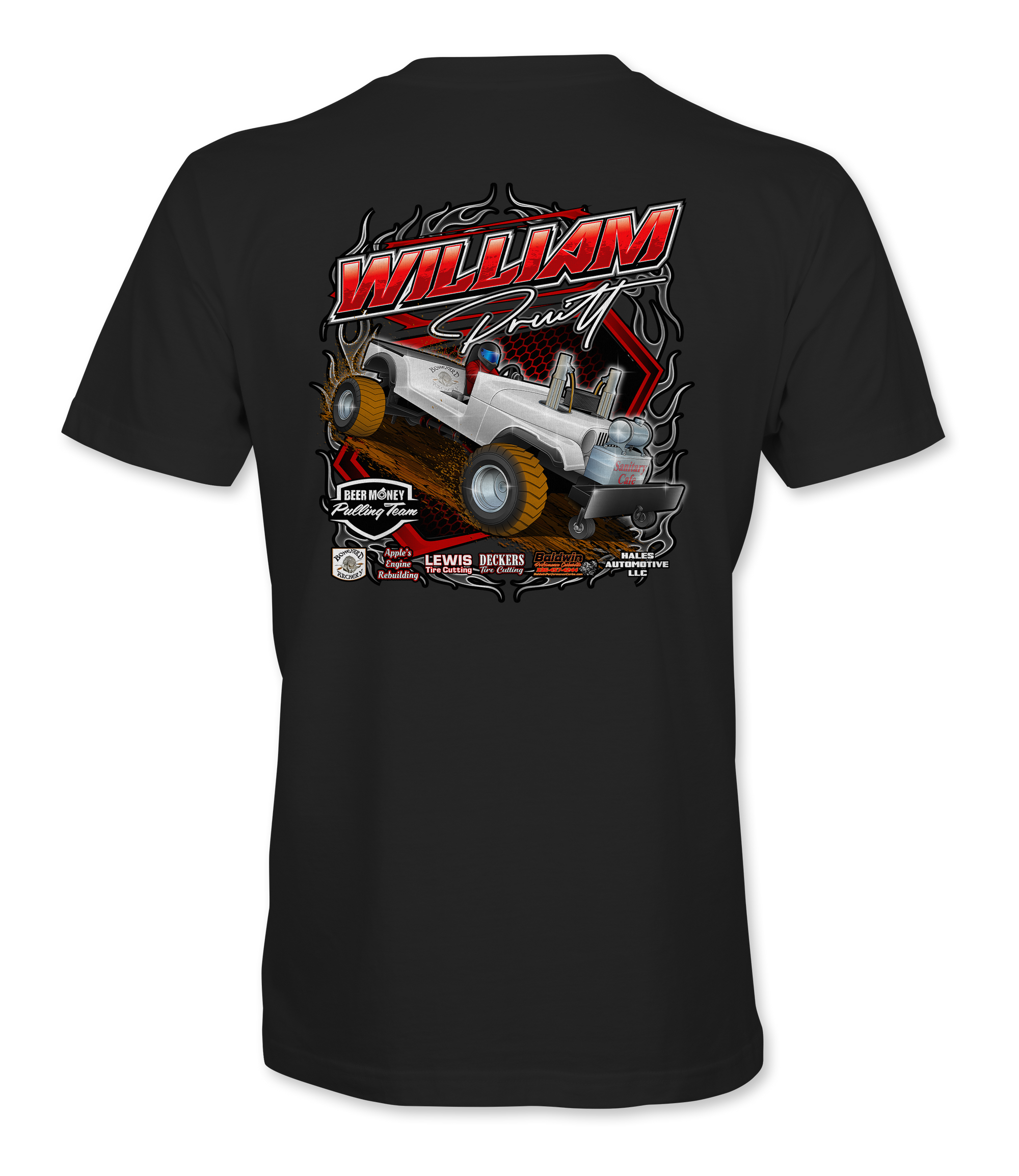 William Pruitt T-Shirts Black Acid Apparel