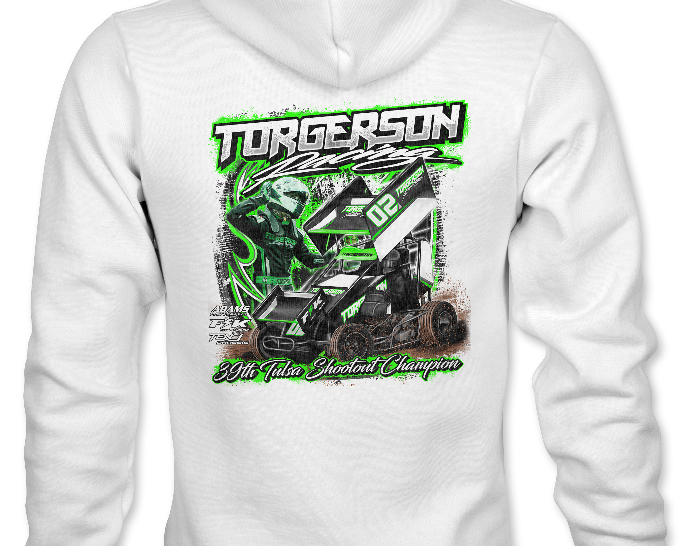 Ashton Torgerson Tulsa Shootout 2024 Hoodies Black Acid Apparel