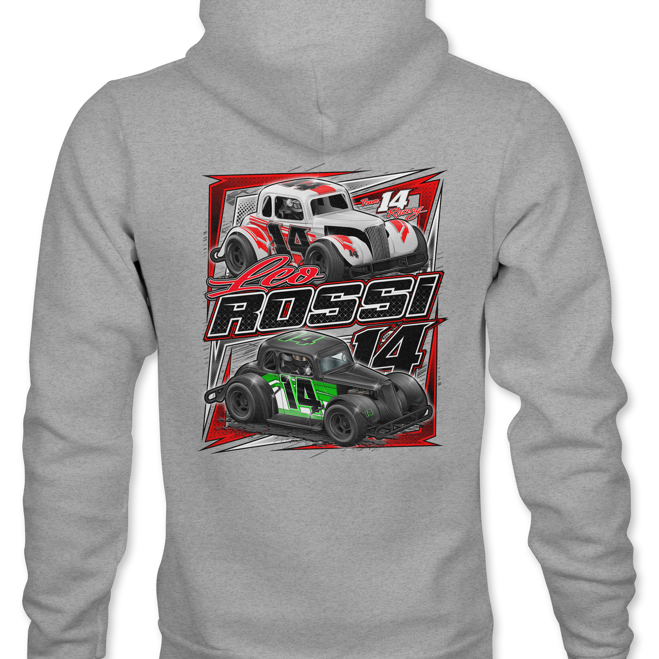 Leo Rossi Hoodies Black Acid Apparel