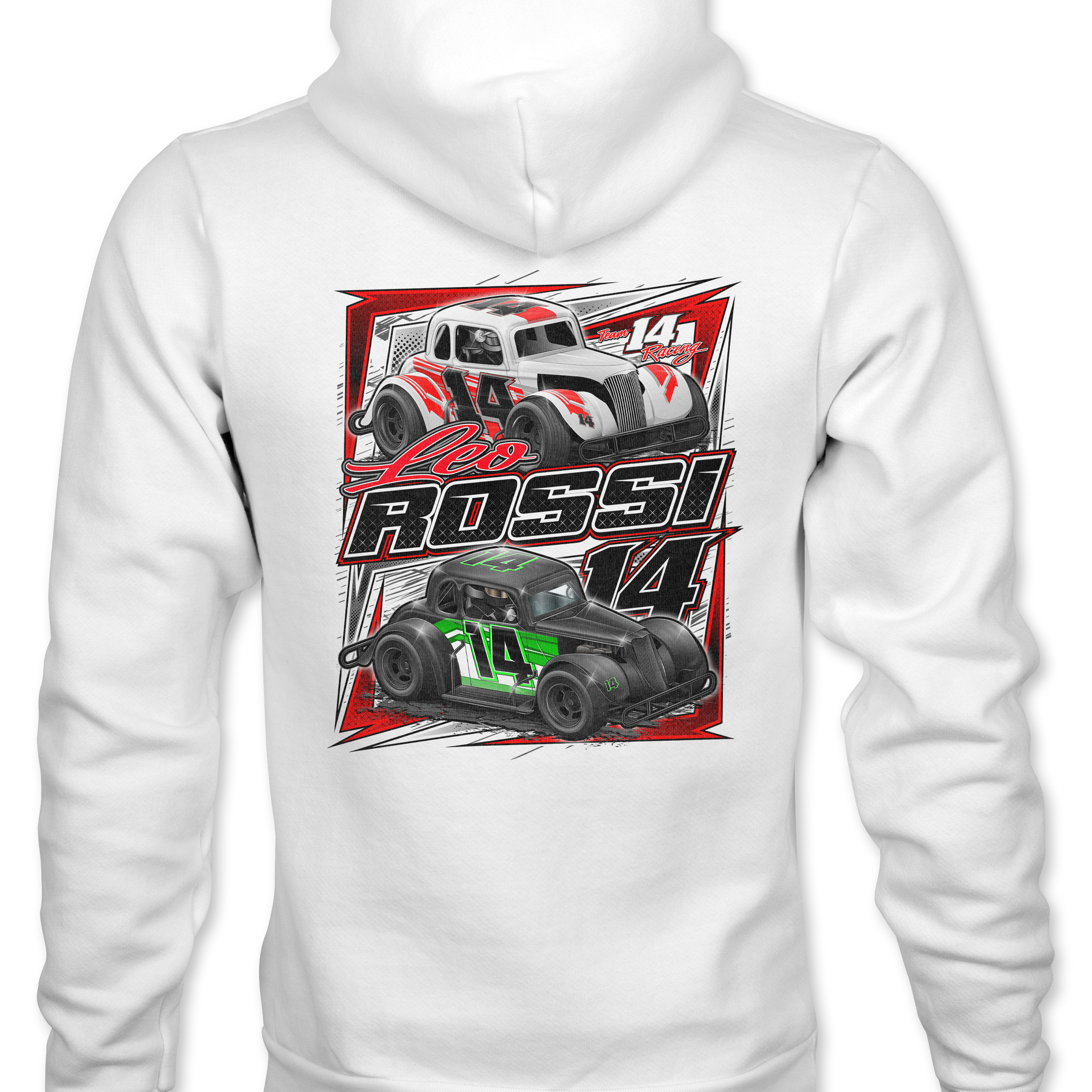 Leo Rossi Hoodies Black Acid Apparel