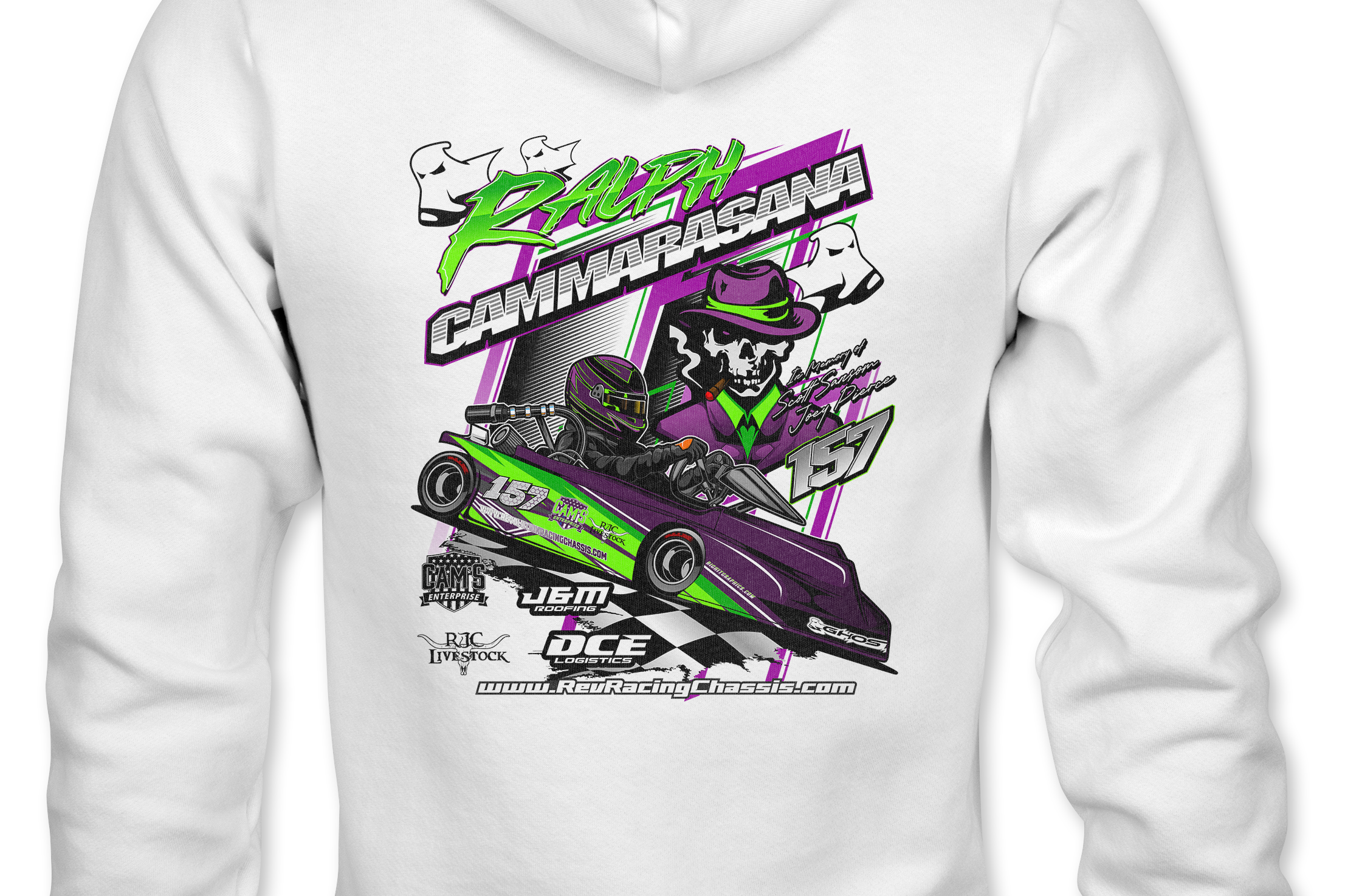 Ralph Cammarasana Hoodies Black Acid Apparel