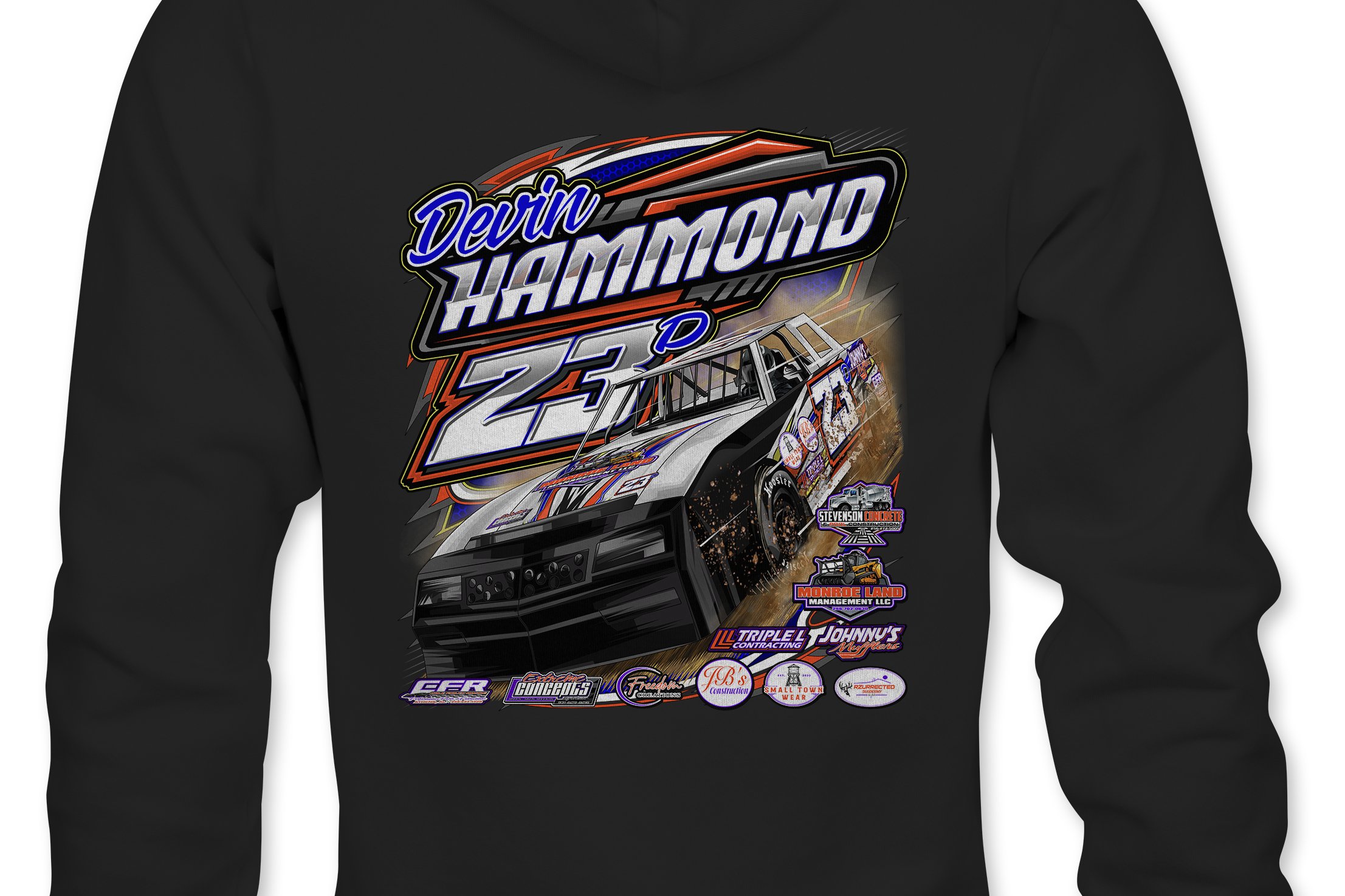 Devin Hammond Hoodies Black Acid Apparel