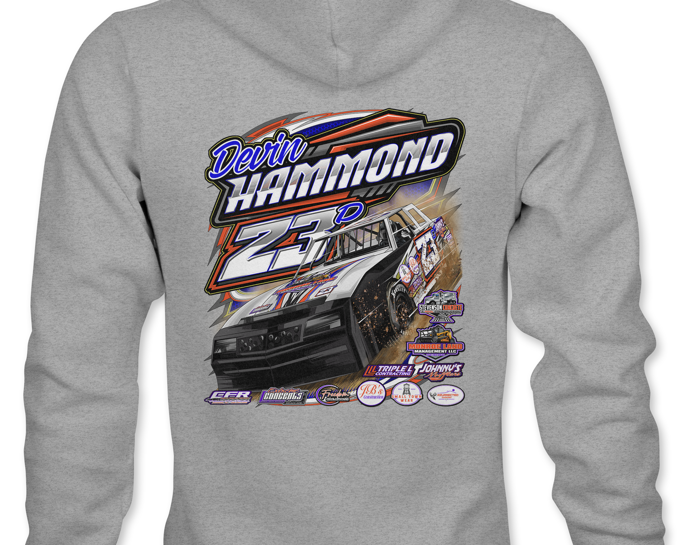 Devin Hammond Hoodies Black Acid Apparel