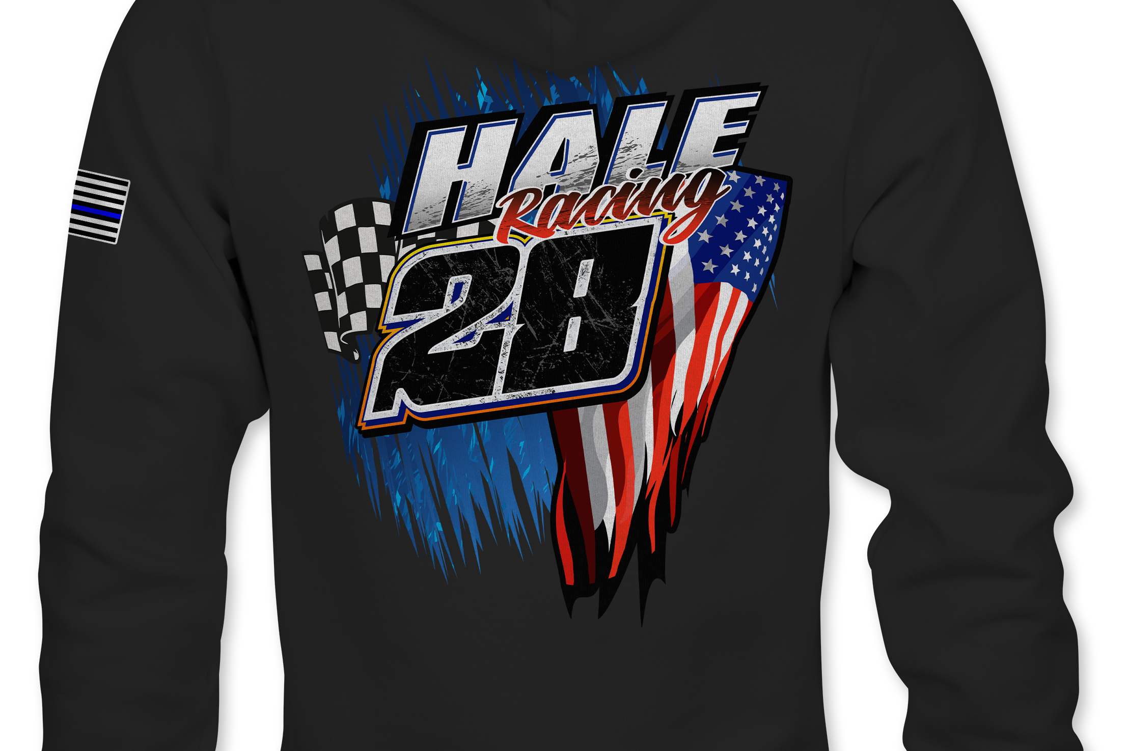 Hale Racing Hoodies Black Acid Apparel