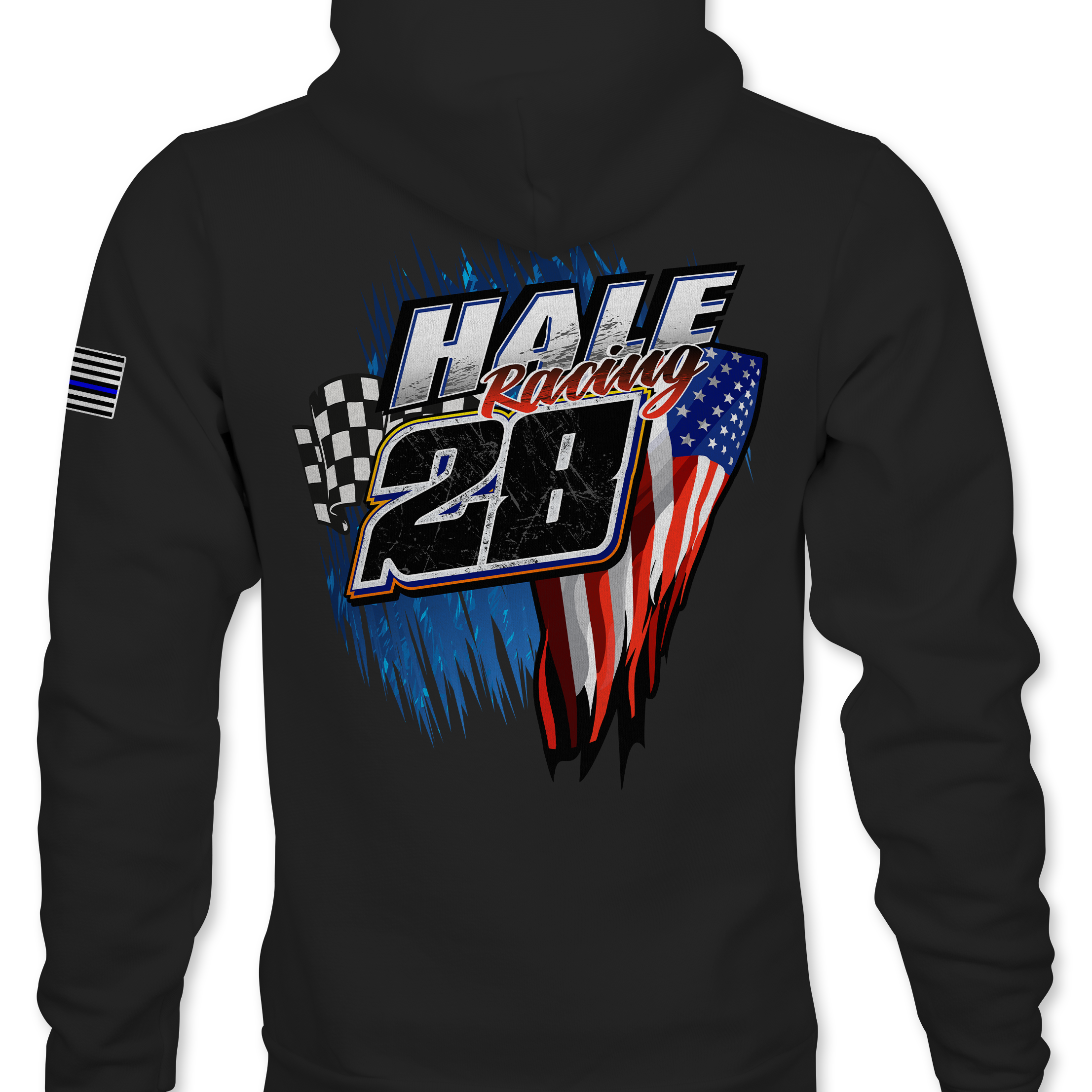 Hale Racing Hoodies Black Acid Apparel