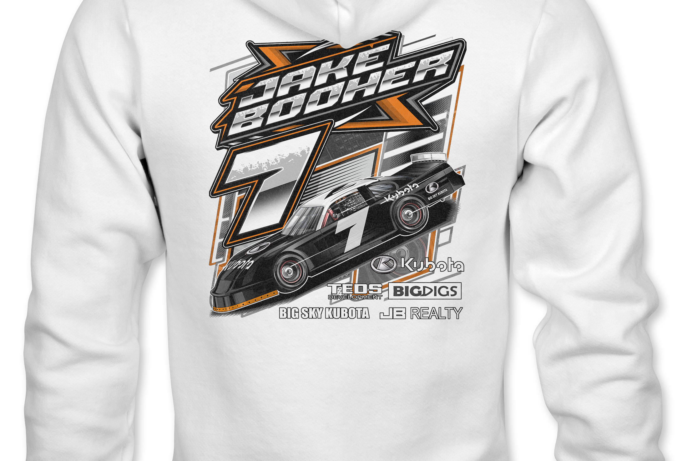 Jake Booher Hoodies Black Acid Apparel