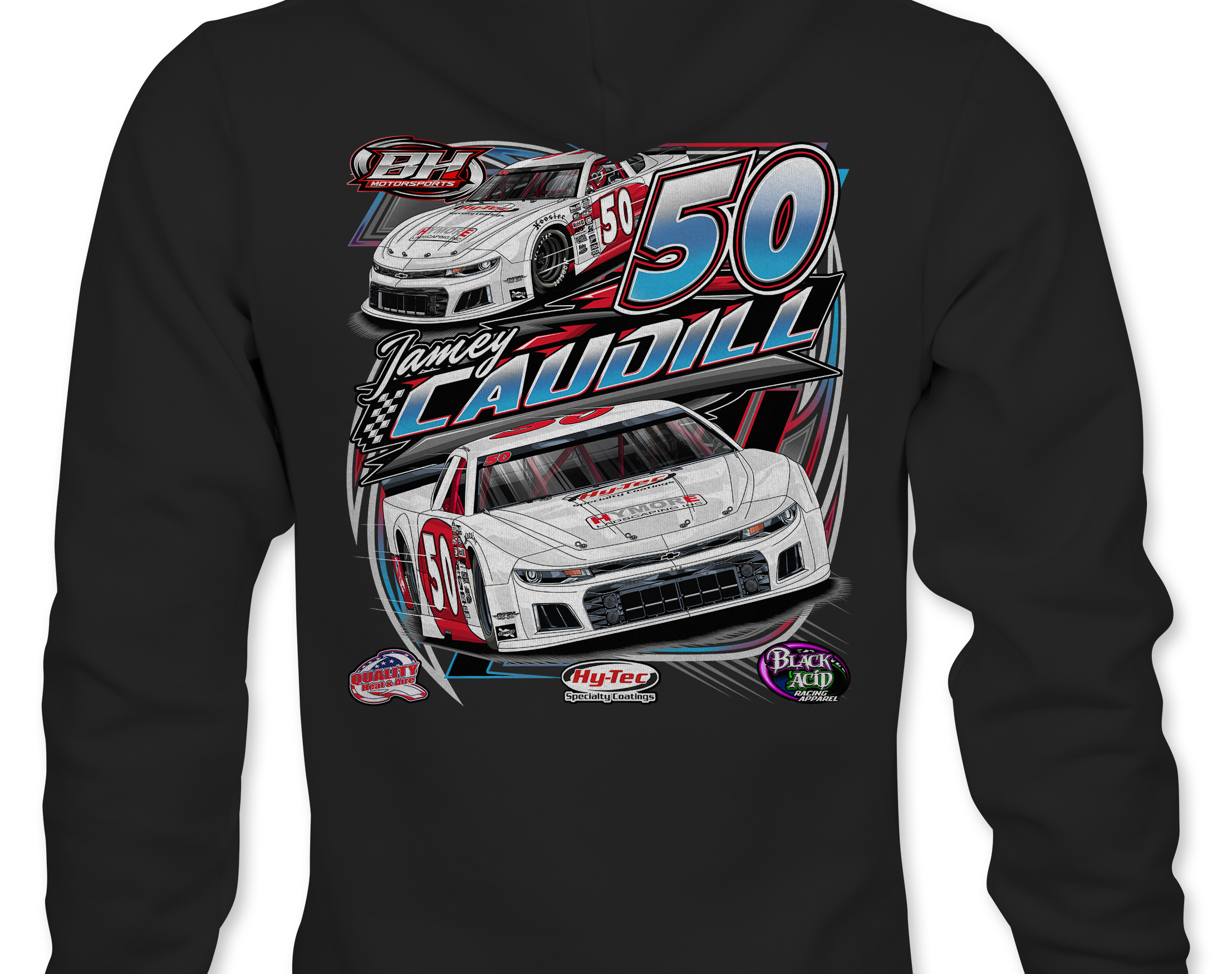 Jamey Caudill Hoodies Black Acid Apparel