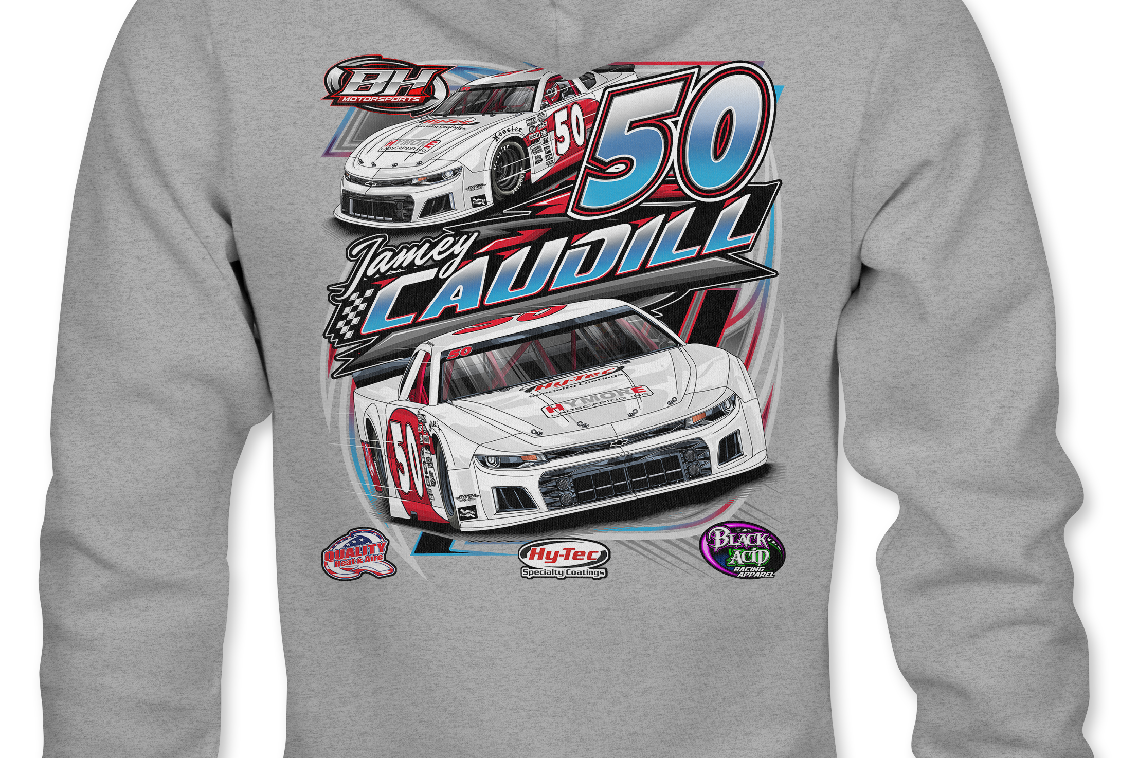 Jamey Caudill Hoodies Black Acid Apparel