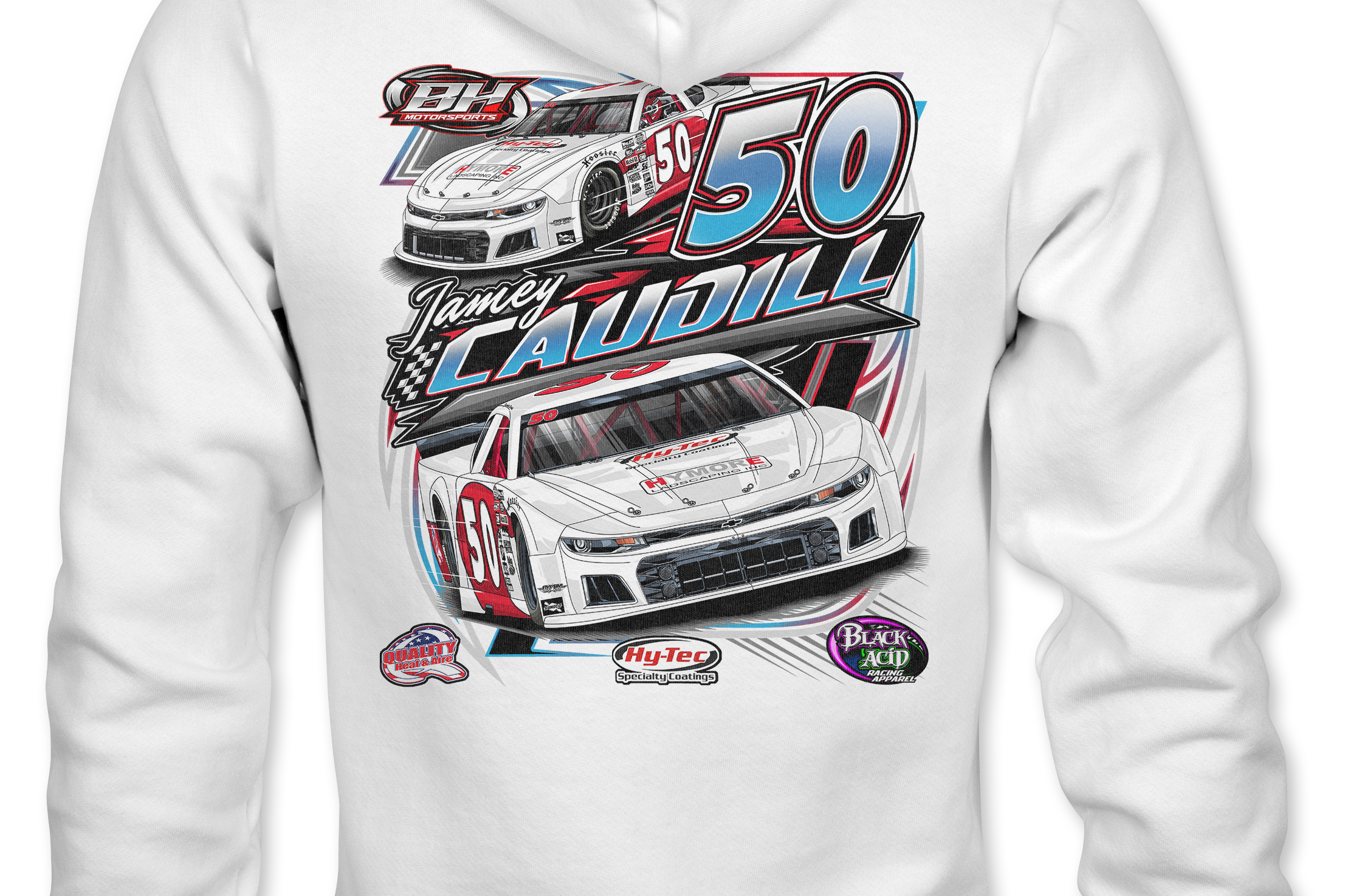 Jamey Caudill Hoodies Black Acid Apparel