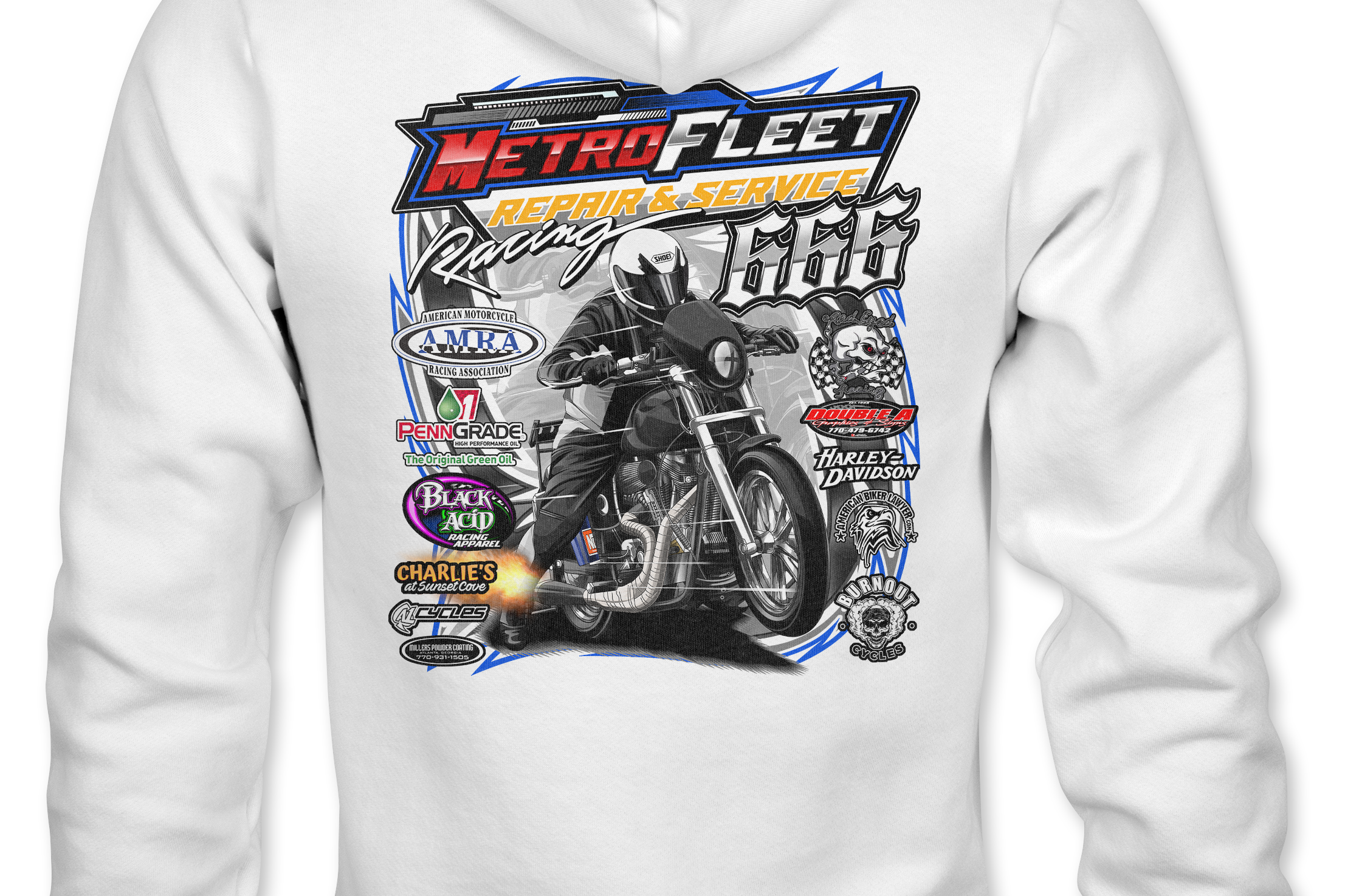 Kenny Satterlee Hoodies Black Acid Apparel