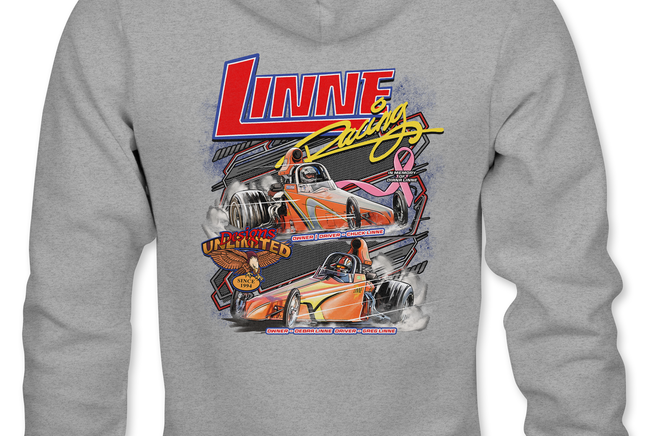 Linne Racing Hoodies Black Acid Apparel