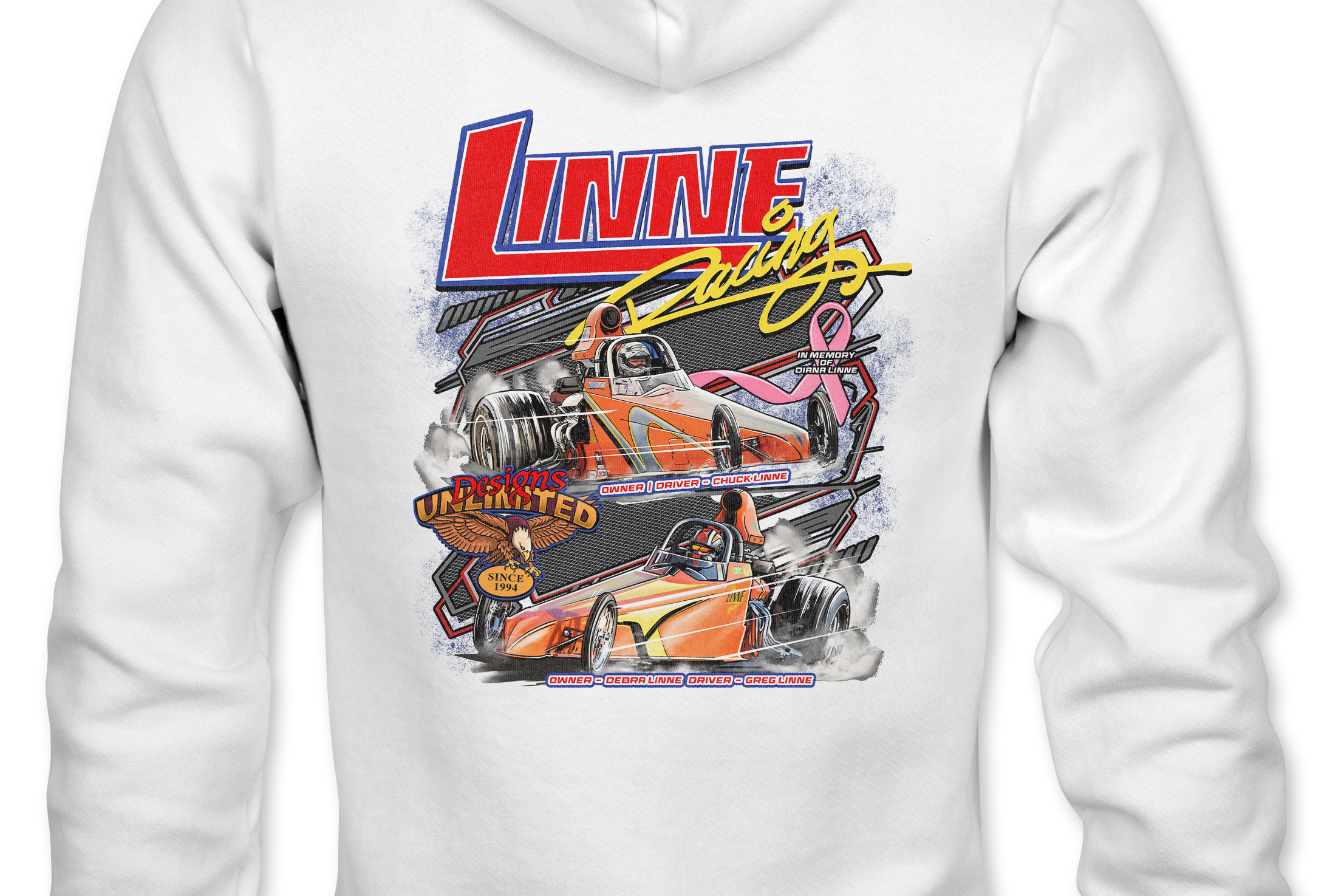 Linne Racing Hoodies Black Acid Apparel