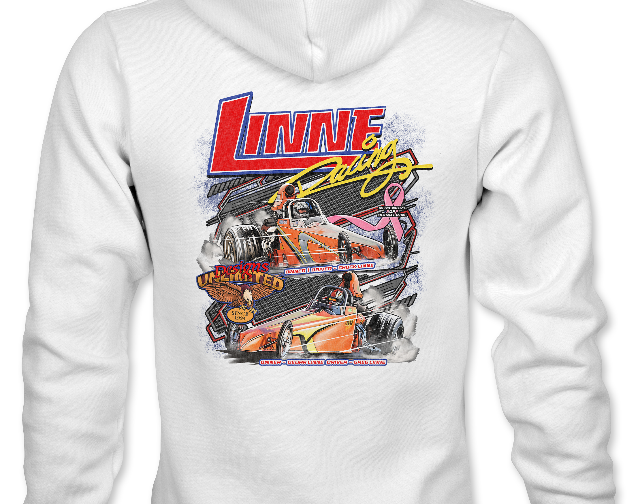 Linne Racing Hoodies Black Acid Apparel