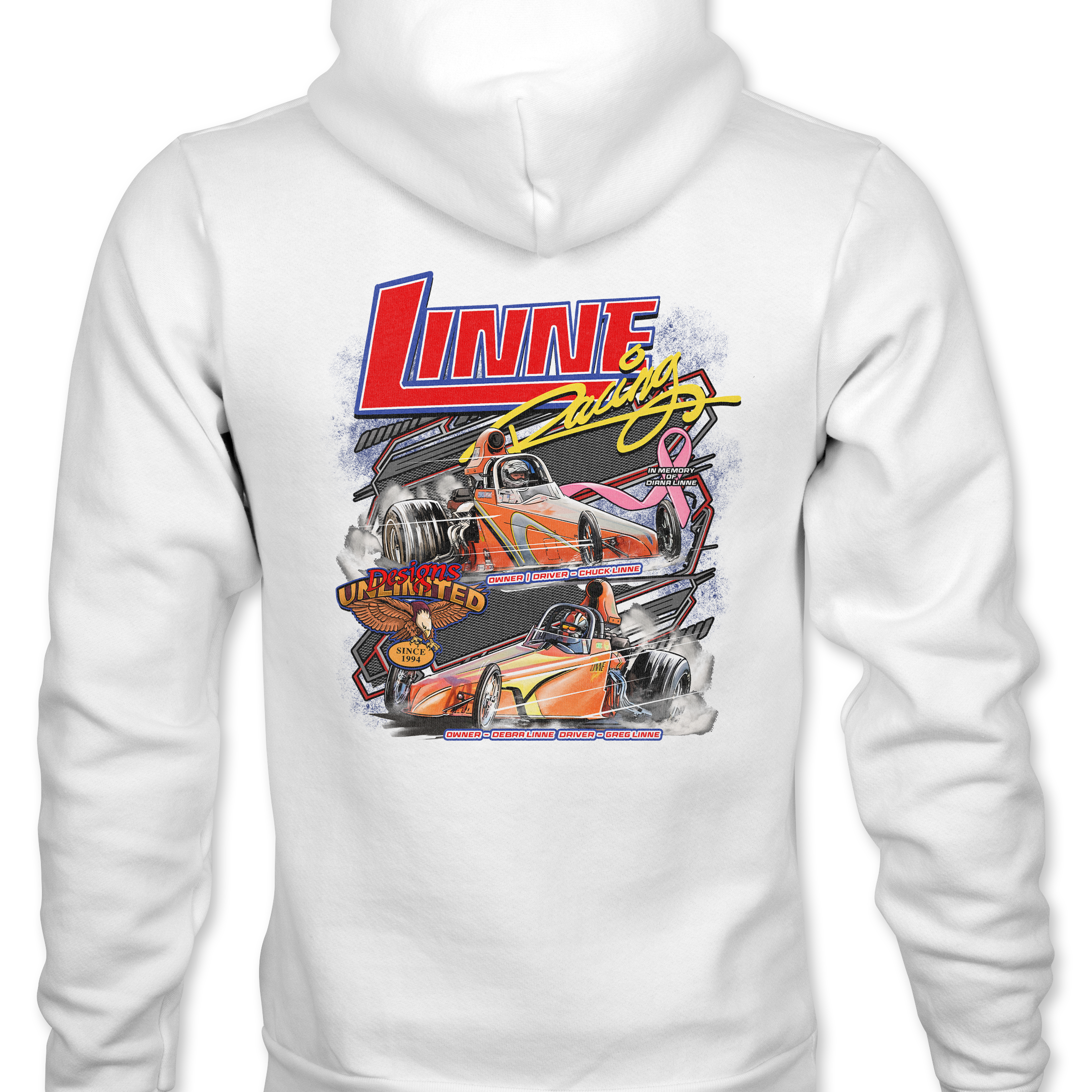 Linne Racing Hoodies Black Acid Apparel