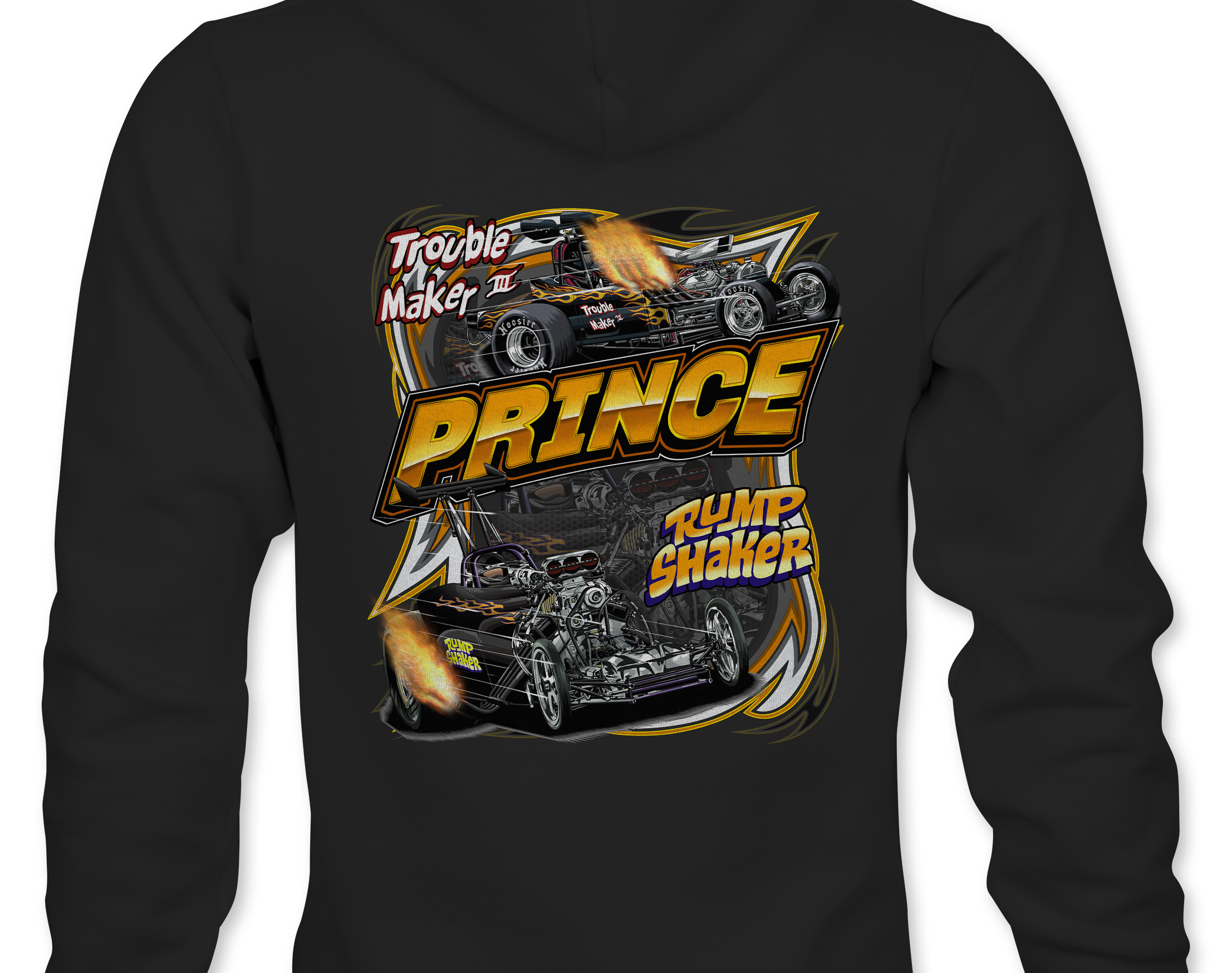 Mark Prince Hoodies Black Acid Apparel