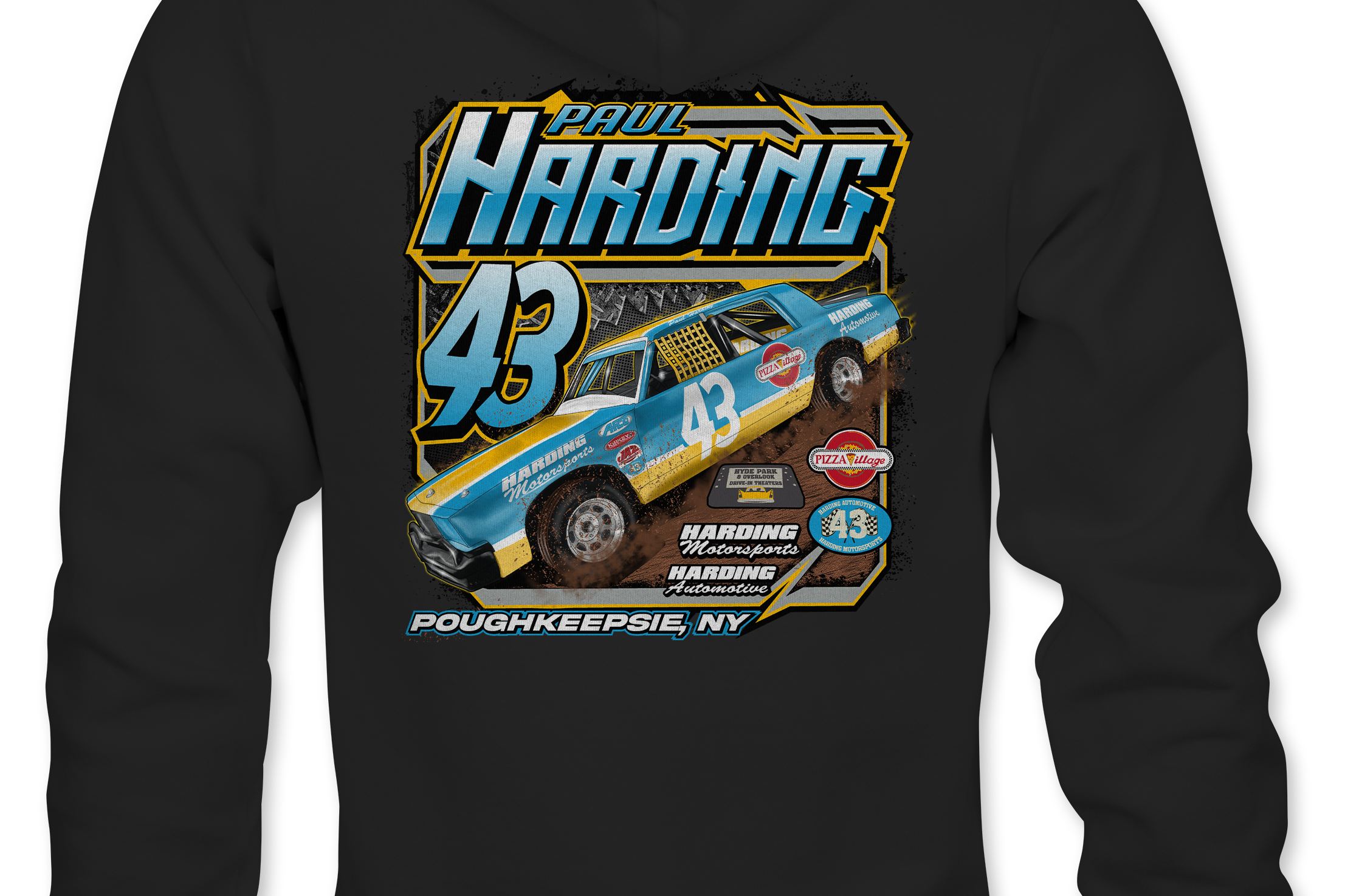 Paul Harding Hoodies Black Acid Apparel
