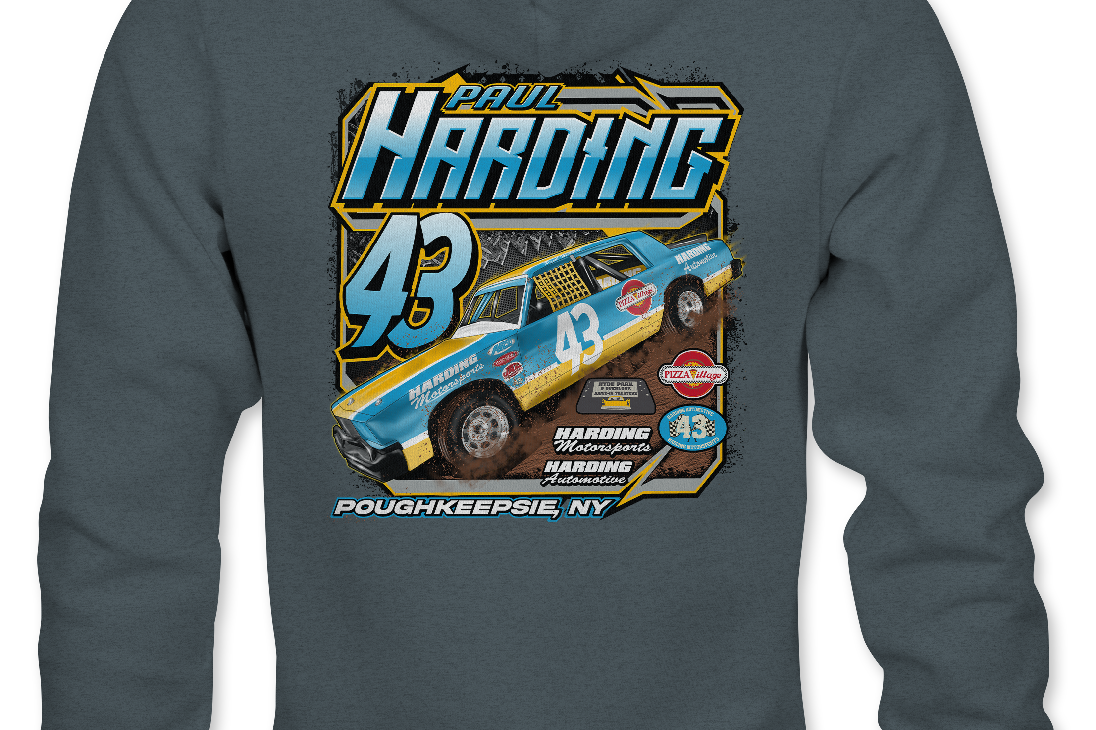 Paul Harding Hoodies Black Acid Apparel