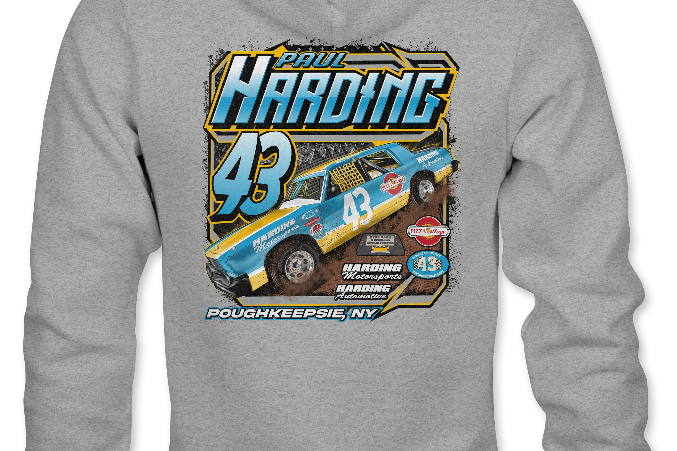 Paul Harding Hoodies Black Acid Apparel