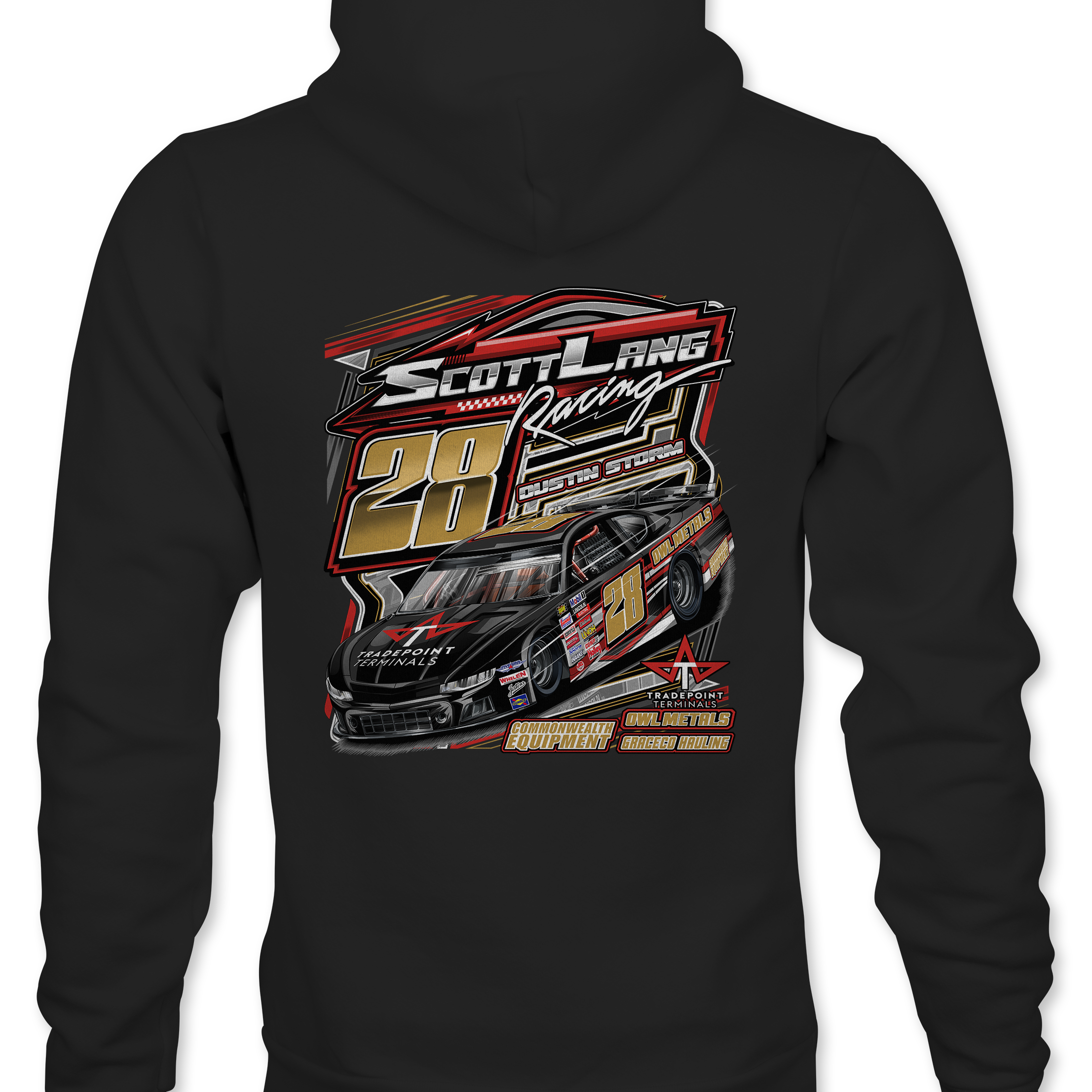 Scott Lang Hoodies Black Acid Apparel