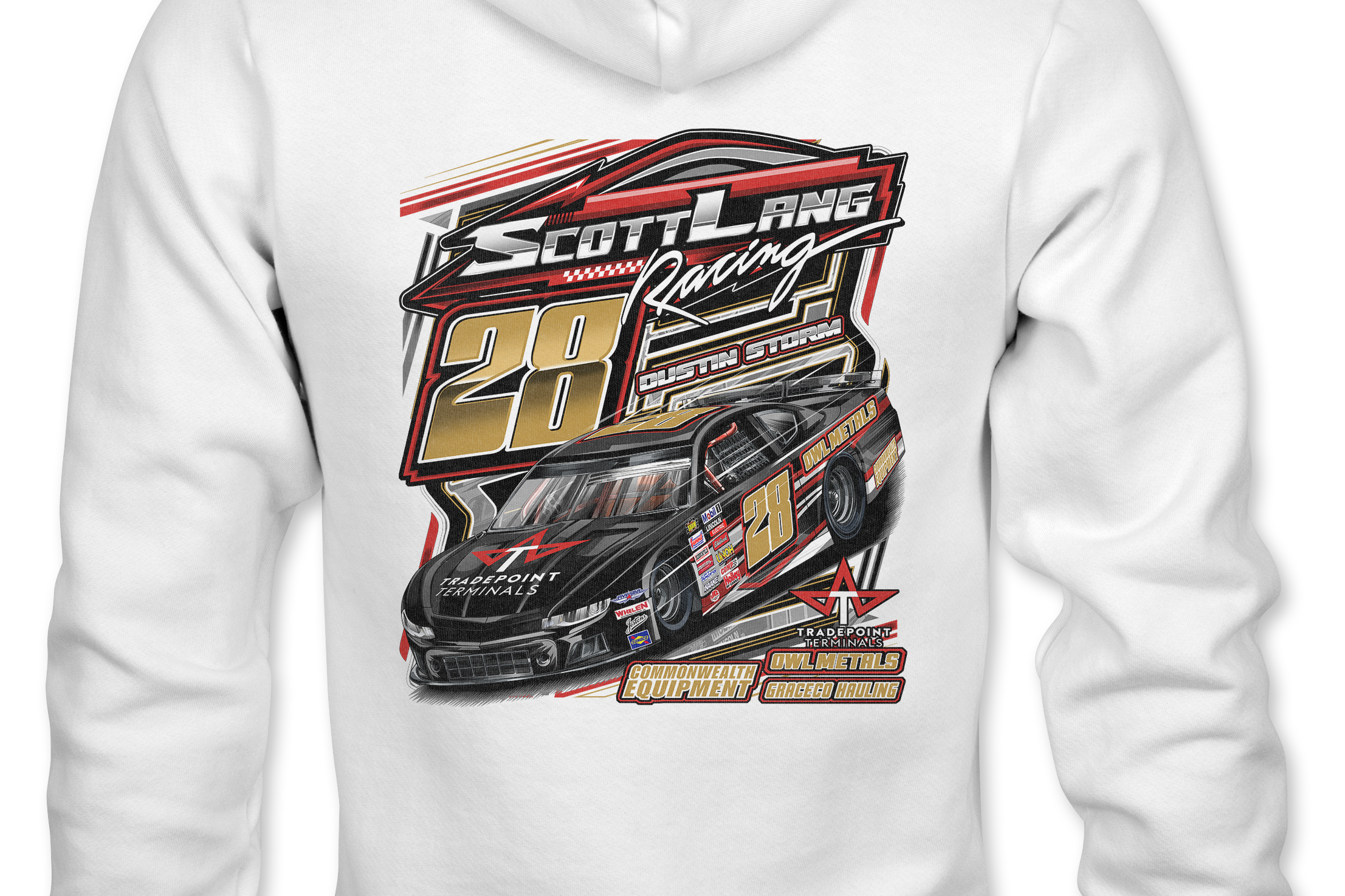 Scott Lang Hoodies Black Acid Apparel