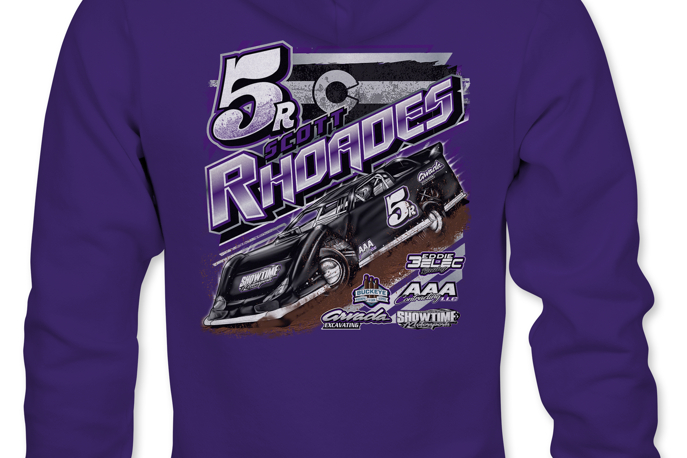 Scott Rhoades Hoodies Black Acid Apparel