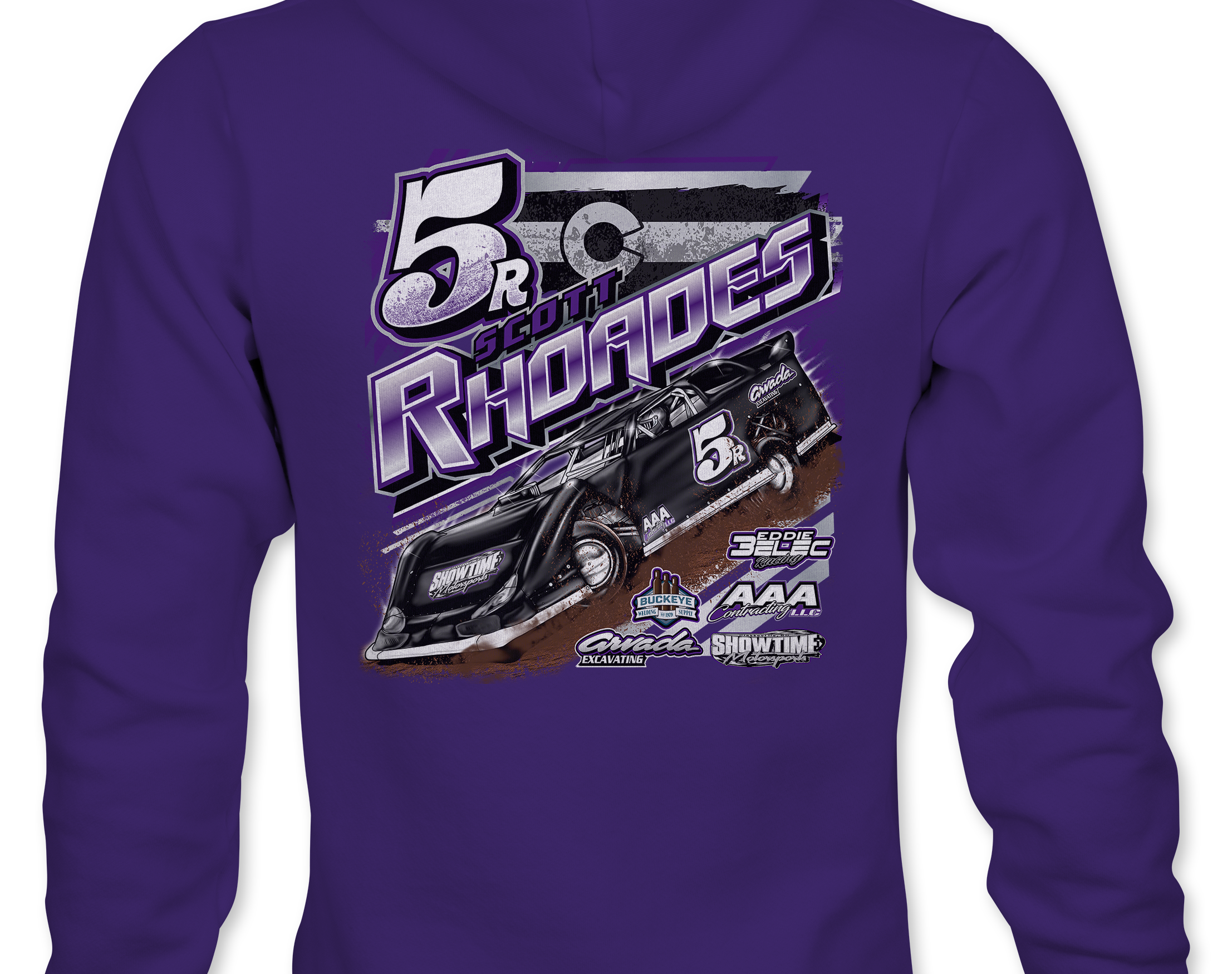 Scott Rhoades Hoodies Black Acid Apparel