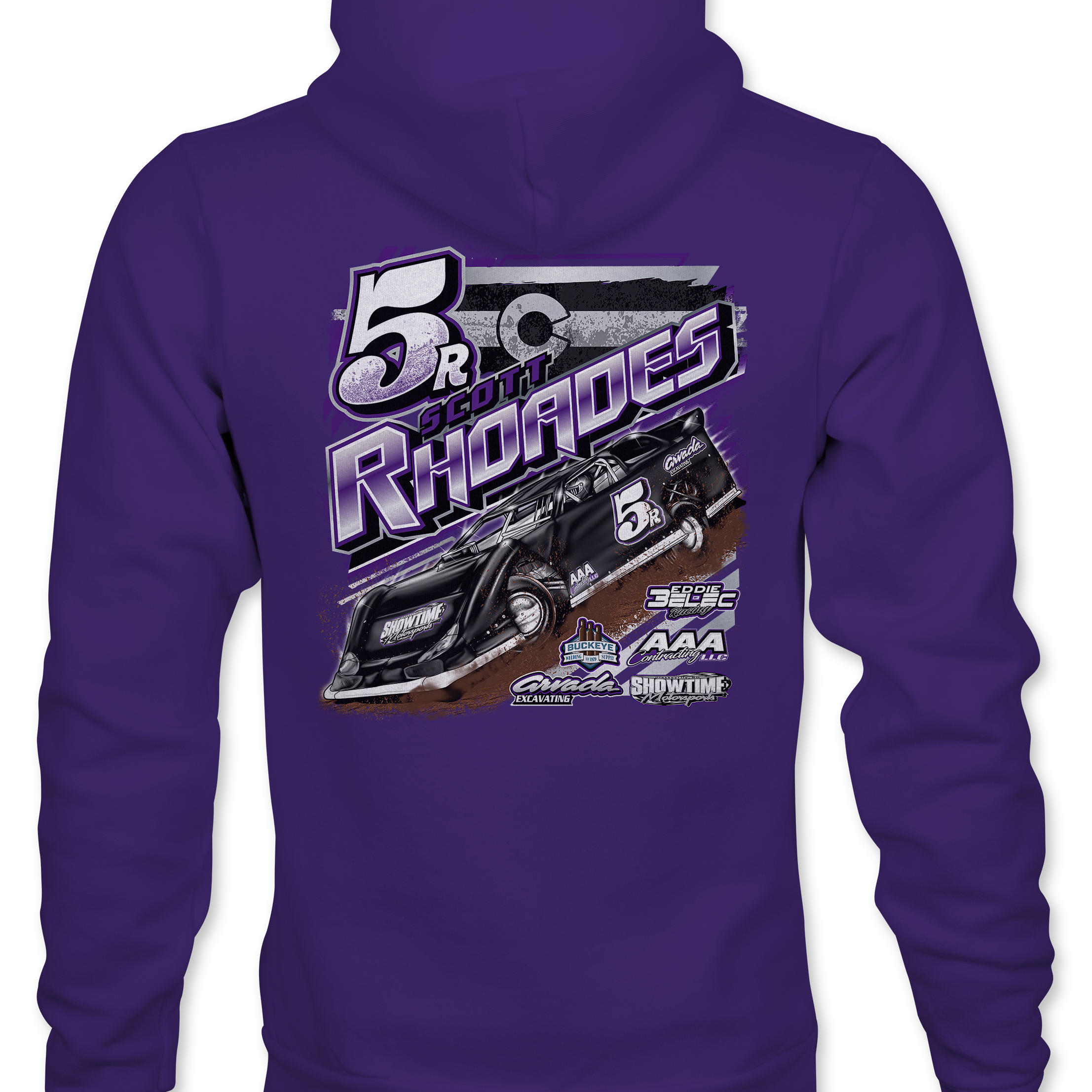 Scott Rhoades Hoodies Black Acid Apparel