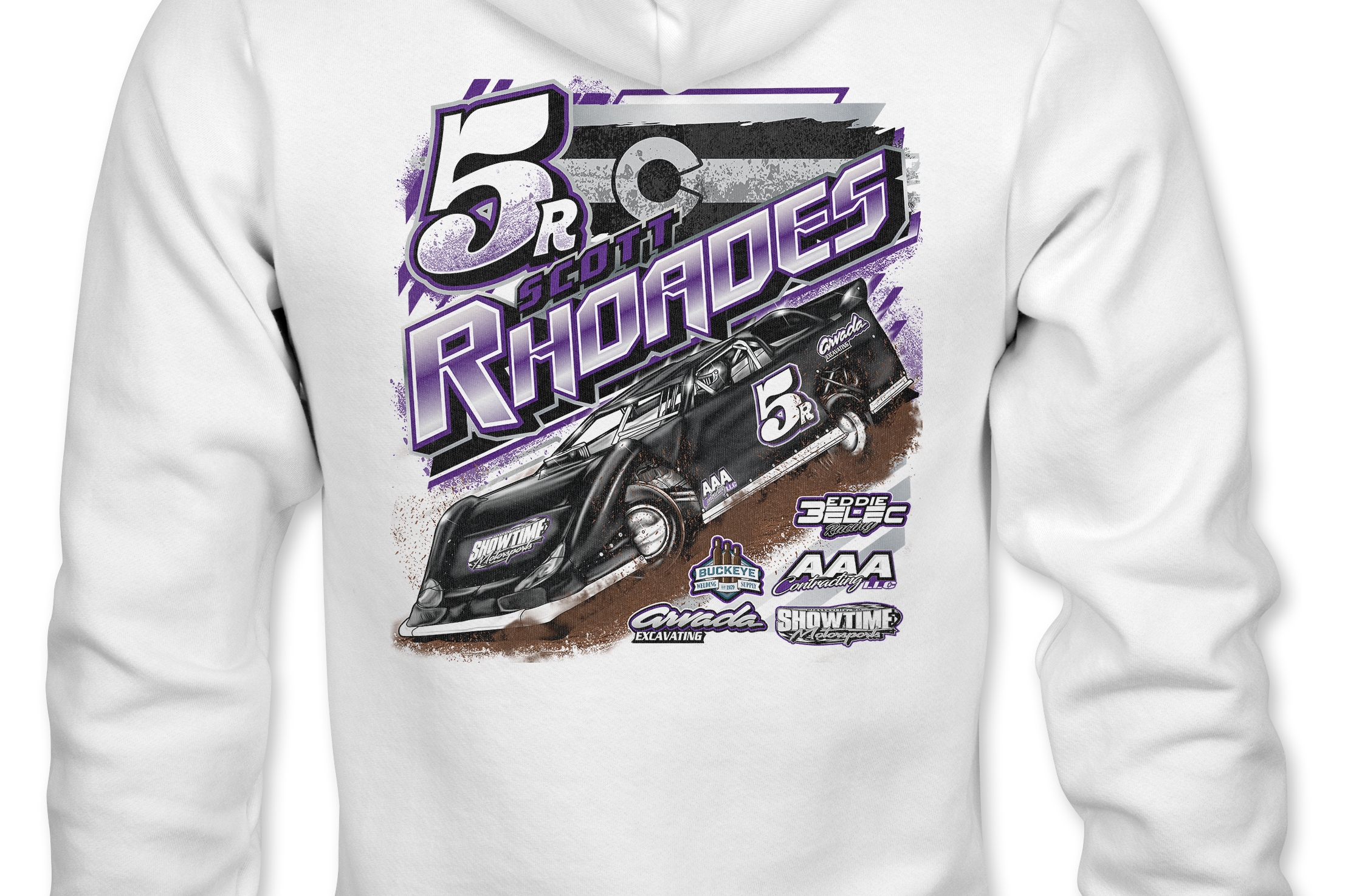 Scott Rhoades Hoodies Black Acid Apparel