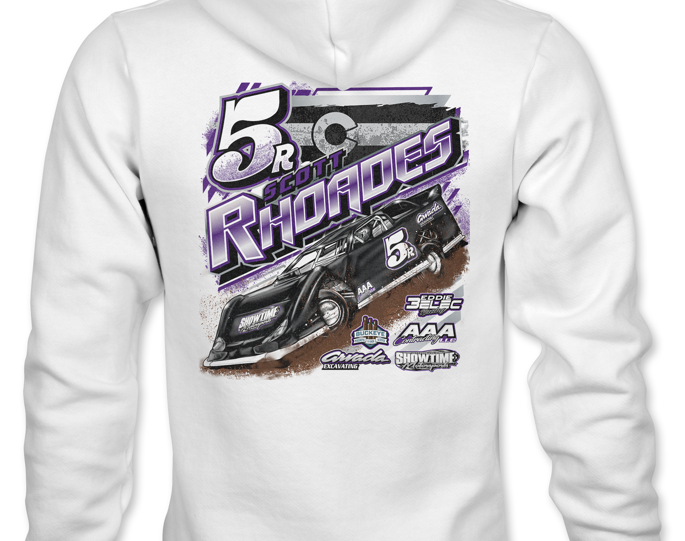 Scott Rhoades Hoodies Black Acid Apparel