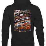 Old School Motorsports Racing Hoodies Black Acid Apparel