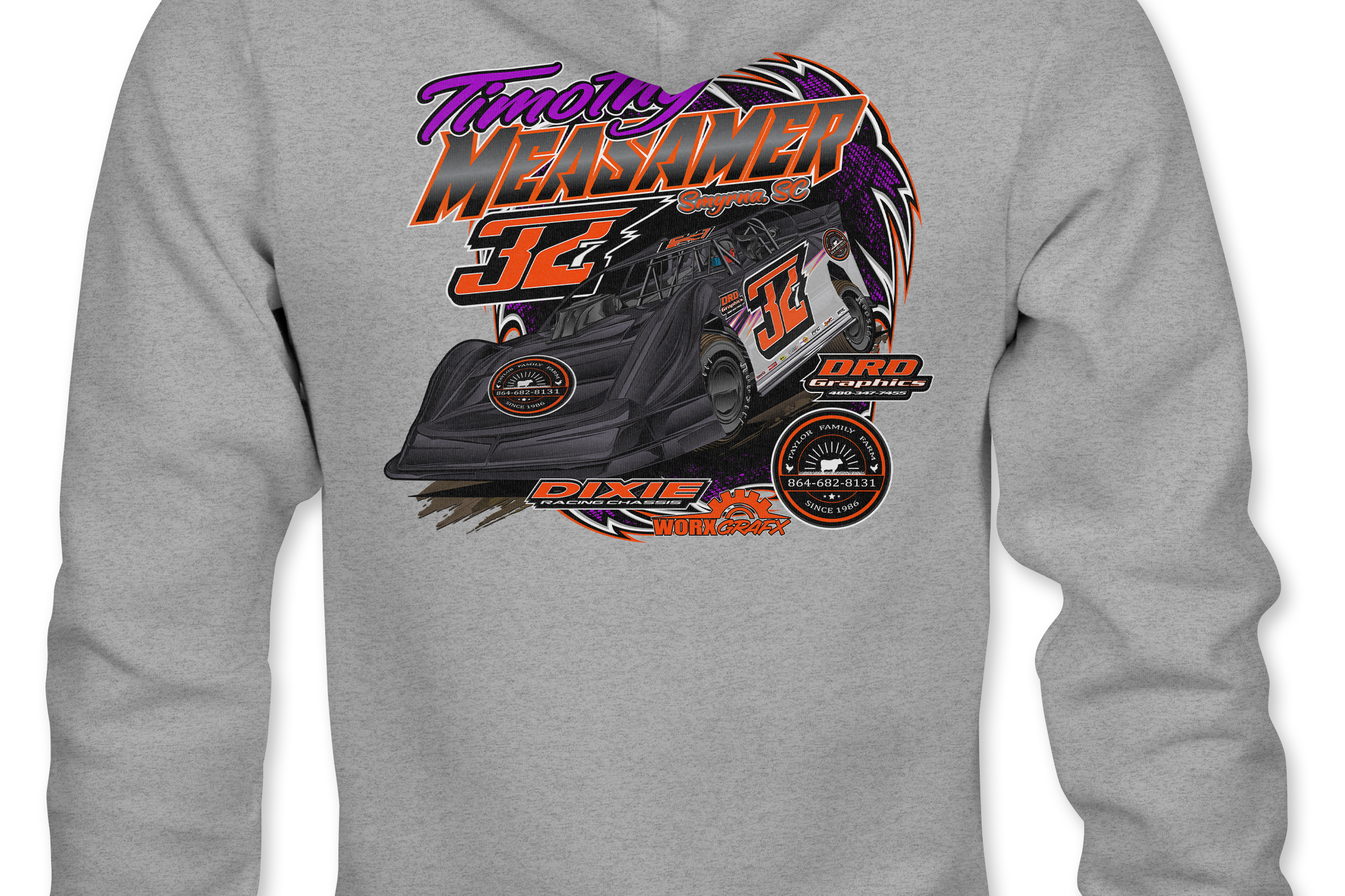 Timothy Measamer Hoodies Black Acid Apparel