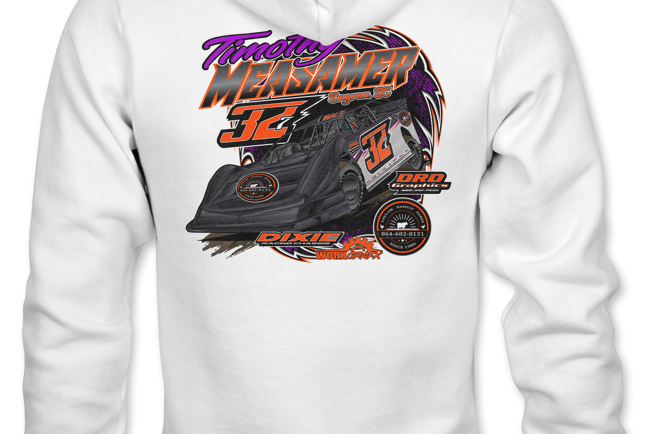 Timothy Measamer Hoodies Black Acid Apparel