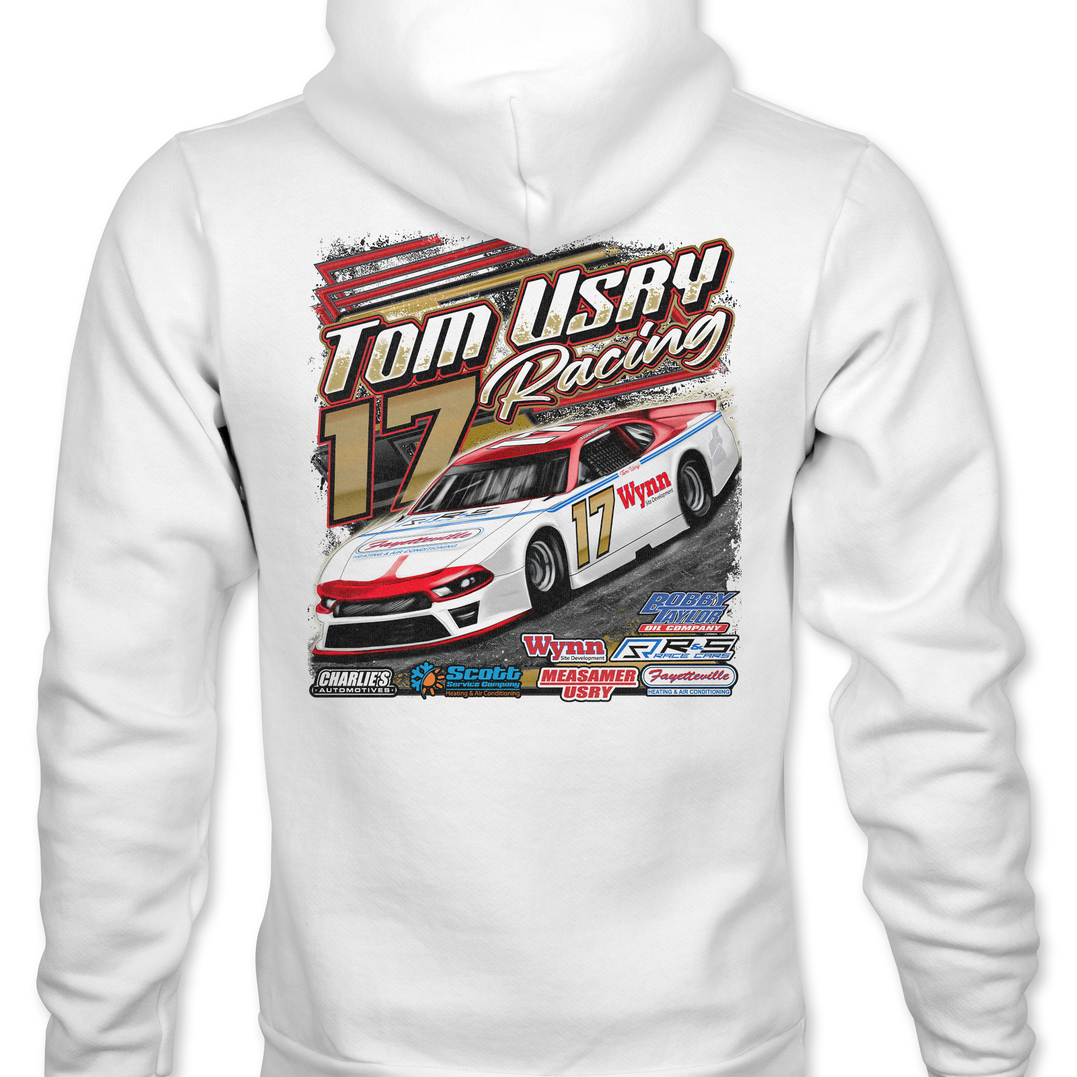 Tom Usry Racing - Kaden Honeycutt Hoodies Black Acid Apparel