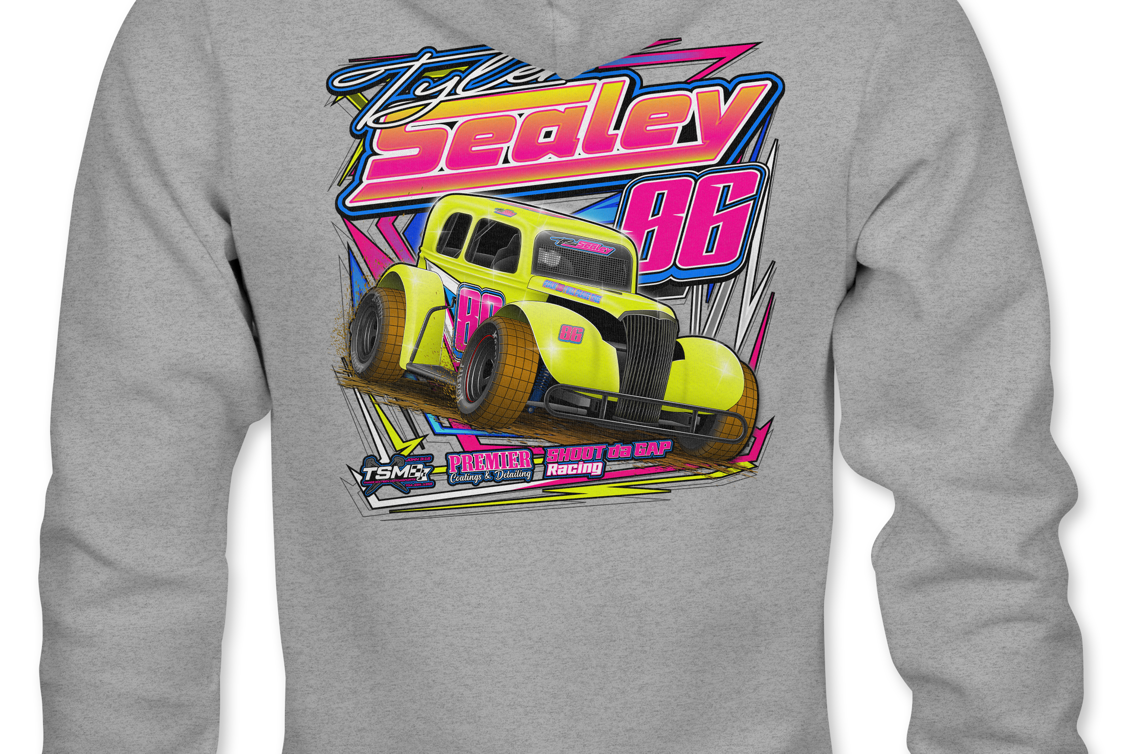 Tyler Sealey Hoodies Black Acid Apparel