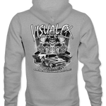 Visual FX Black and White Hoodies Black Acid Apparel